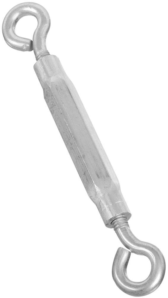 slide 1 of 6, RELIABILT 5/16 x 9 Aluminum/Steel Eye and eye Turnbuckle, 1 ct