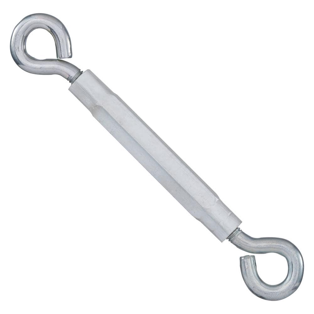 slide 4 of 6, RELIABILT 3/8 x 10-1/2 Aluminum/Steel Eye and eye Turnbuckle, 1 ct