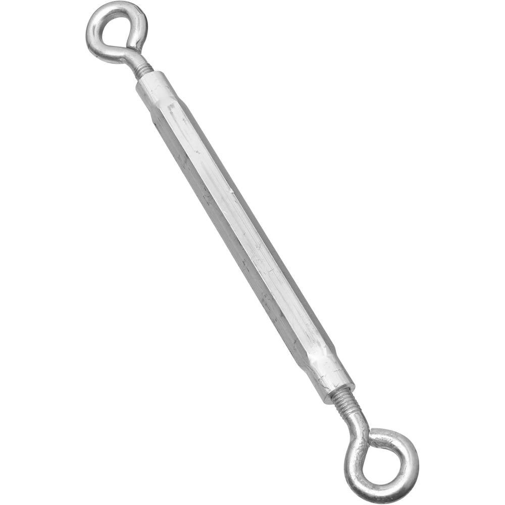 slide 4 of 6, RELIABILT 3/8-in x 16-in Aluminum/Steel Eye and eye Turnbuckle, 1 ct