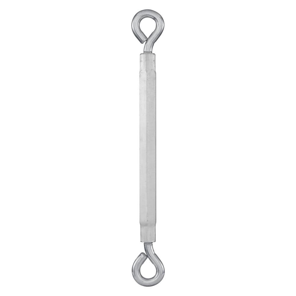 slide 1 of 6, RELIABILT 3/8-in x 16-in Aluminum/Steel Eye and eye Turnbuckle, 1 ct