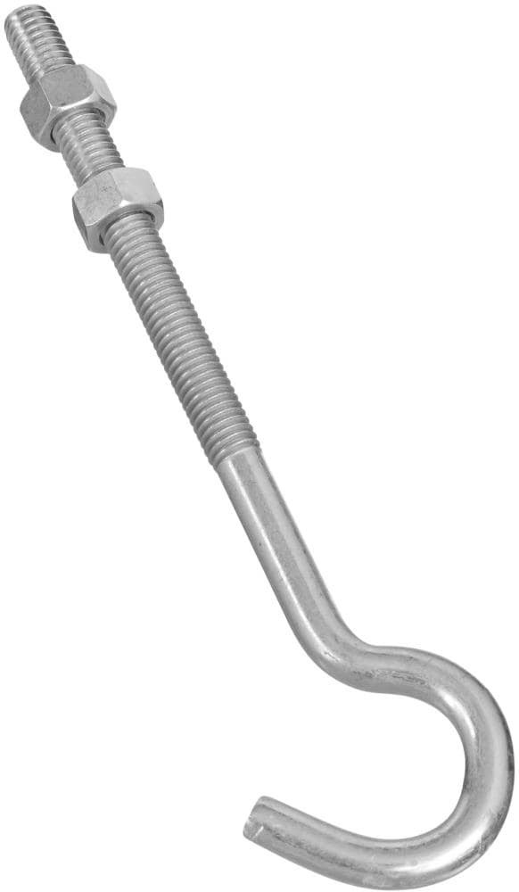 slide 1 of 6, RELIABILT 3/8-in 3/8-in x 7-in Zinc-plated Interior/Exterior Coarse Thread Eye Bolt, 1 ct