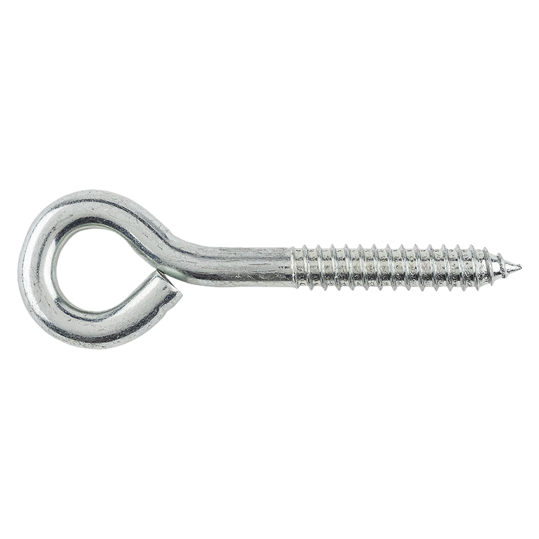 slide 4 of 6, RELIABILT 3/8-in 4-1/2-in Zinc-plated Interior/Exterior Coarse Thread Eye Bolt, 1 ct