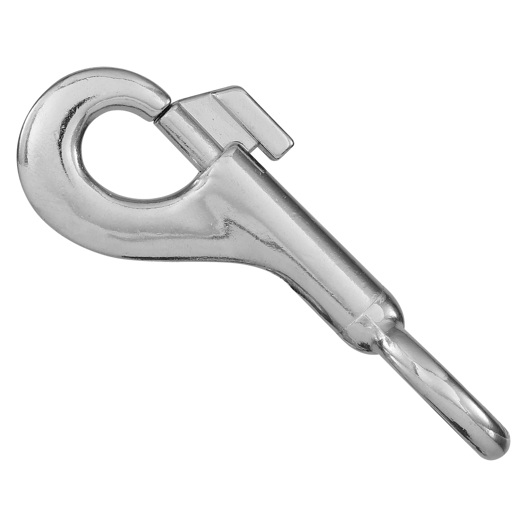 slide 6 of 6, RELIABILT 5/8-in x 3-1/4-in Bolt Snap in Nickel Plated, 1 ct