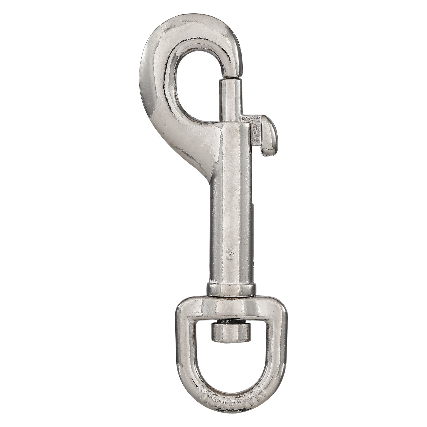 slide 1 of 6, RELIABILT N100-283- 1/2-in x 3-in Bolt Snap in Nickel, 1 ct