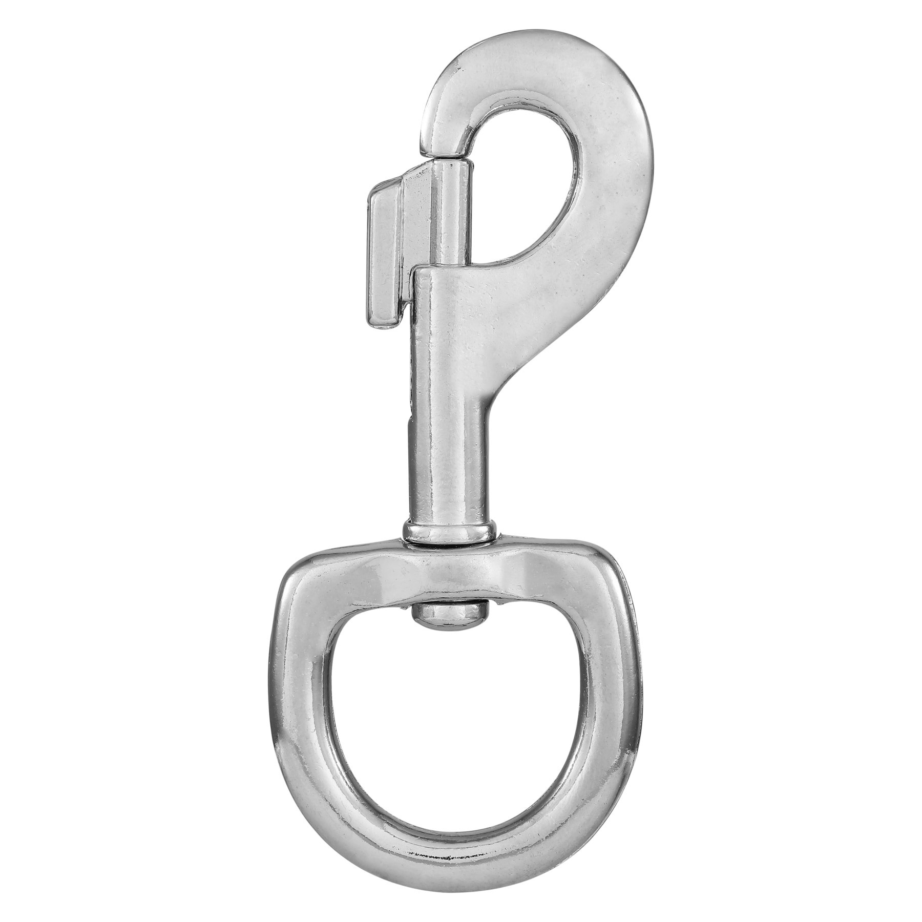 slide 1 of 6, RELIABILT N100-344- 1-1/4-in x 4-1/4-in Bolt Snap in Nickel, 1 ct