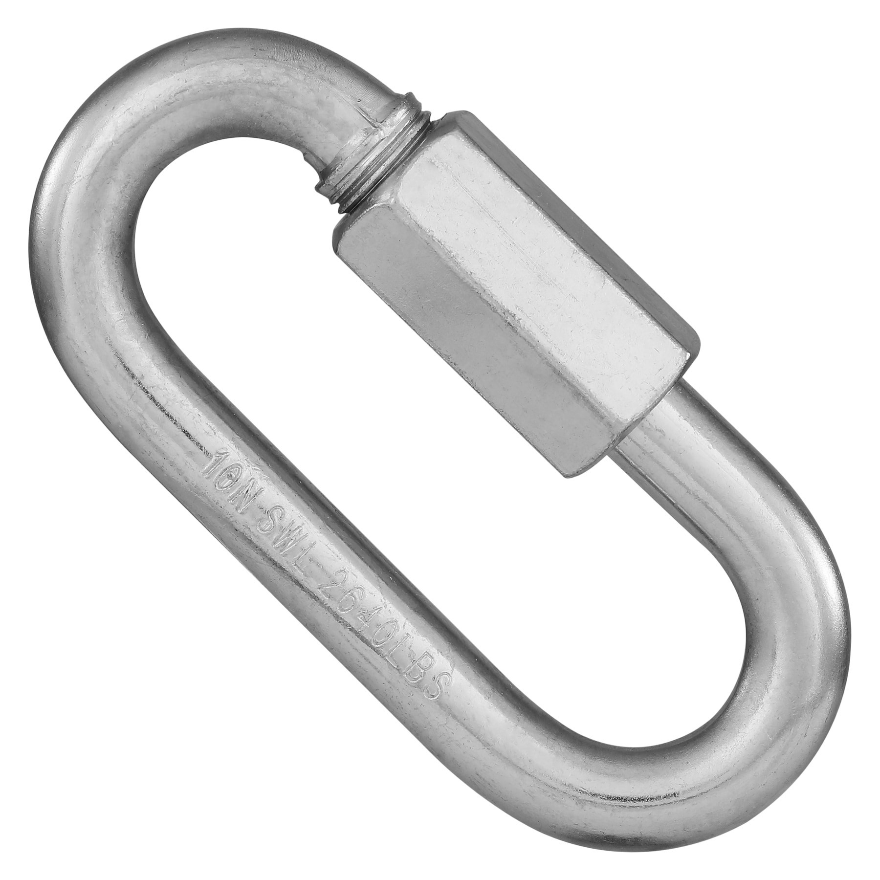 slide 3 of 6, RELIABILT N100-285- 3/8-in Quick Links in Zinc Plated, 1 ct