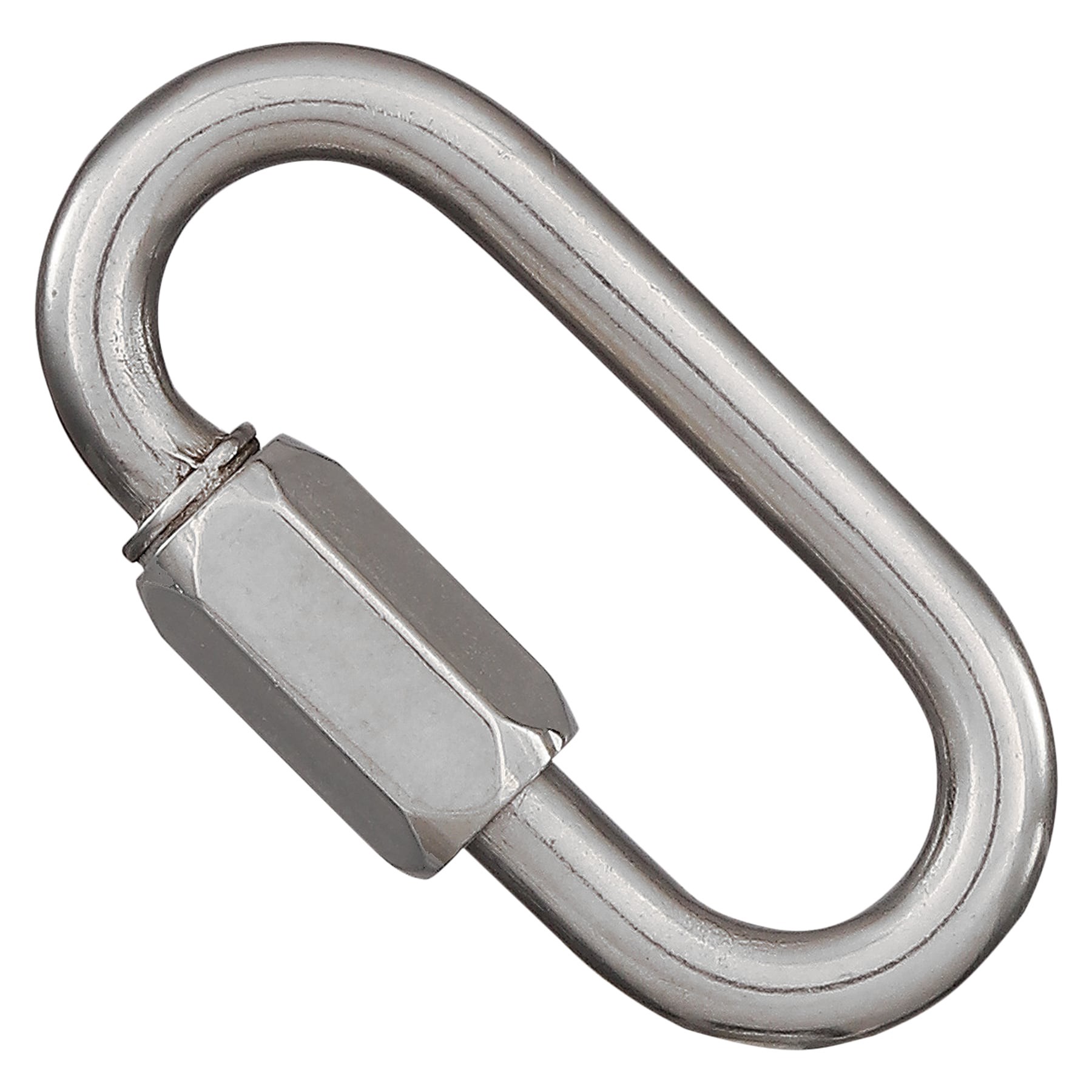 slide 3 of 6, RELIABILT N100-325- 1/4-in Quick Link in Stainless Steel, 1 ct