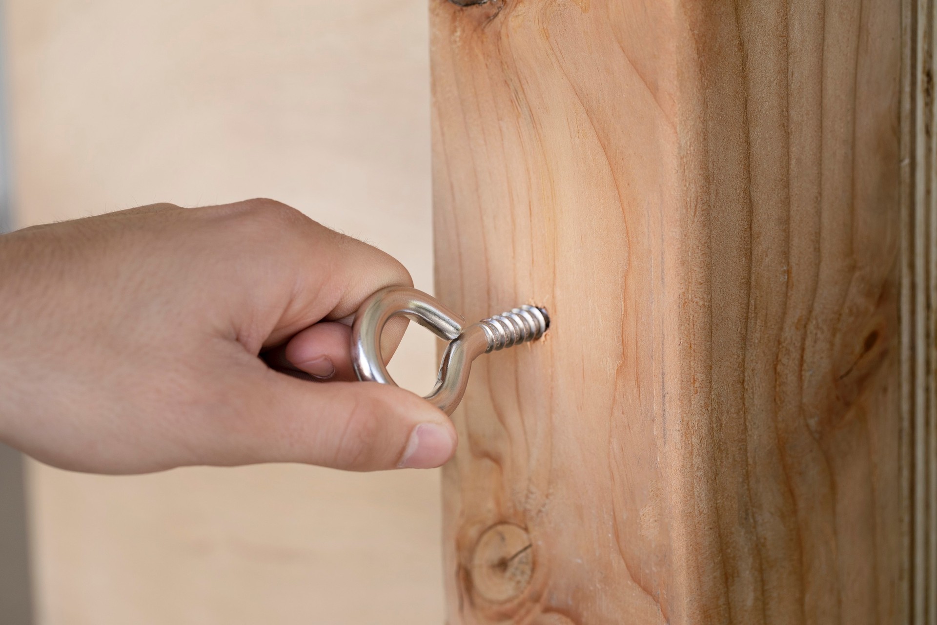 slide 6 of 6, RELIABILT 2-7/10-in Stainless Steel Interior/Exterior Coarse Thread Eye Bolt, 1 ct