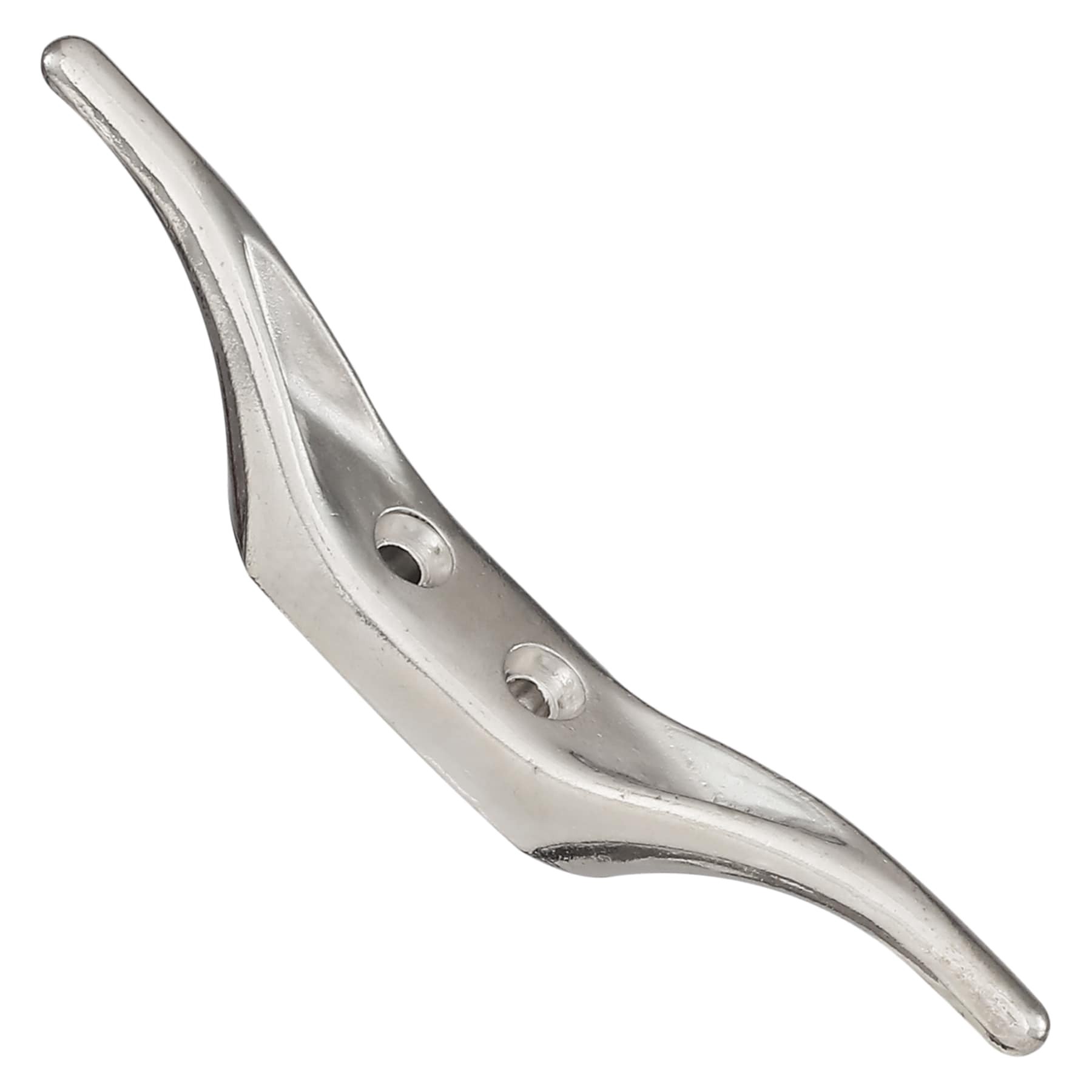 slide 5 of 5, RELIABILT N100-314- 4-1/2-in Rope Cleat in Nickel, 1 ct