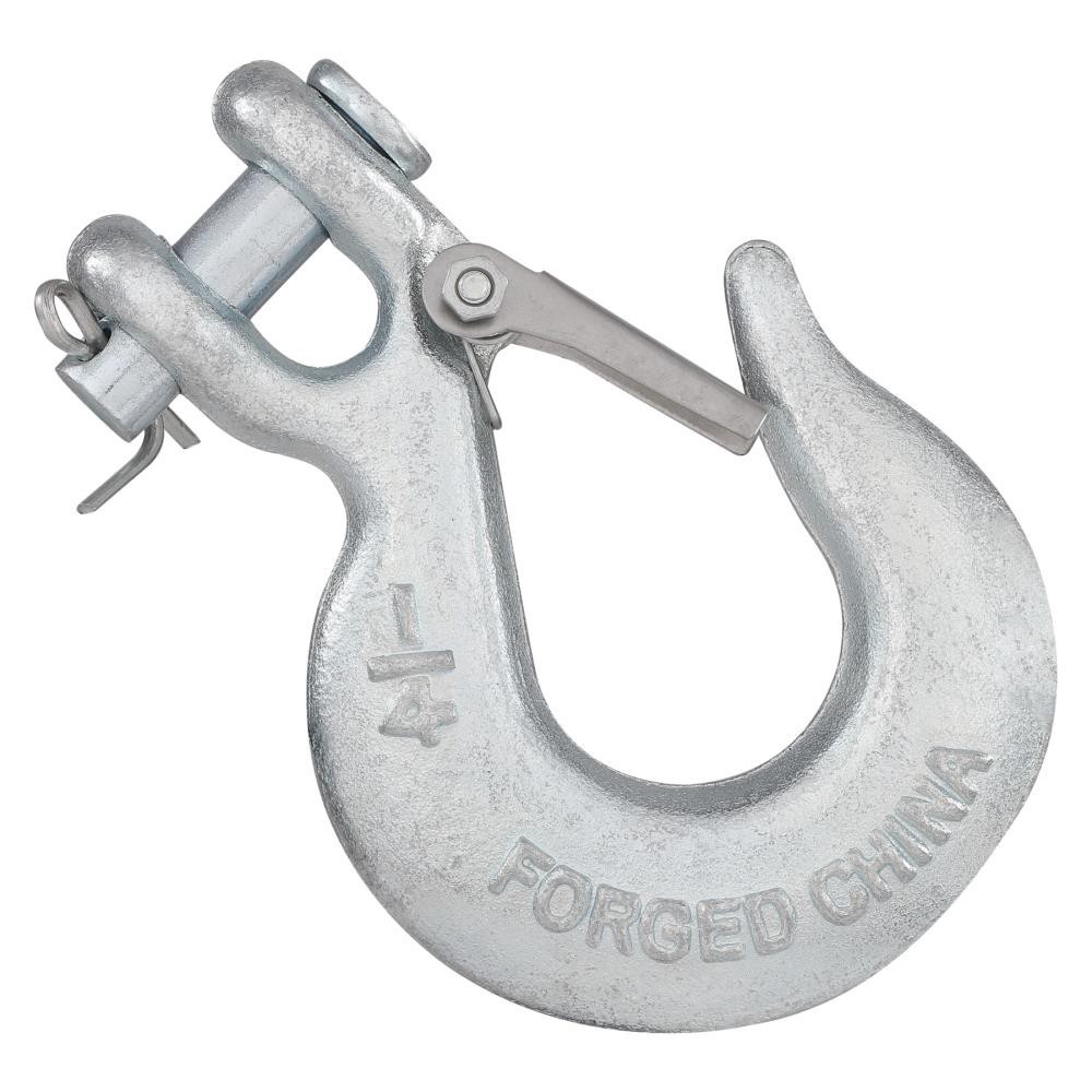 slide 3 of 6, RELIABILT N100-319- 1/4-in Clevis Slip Hooks in Zinc Plated, 1 ct