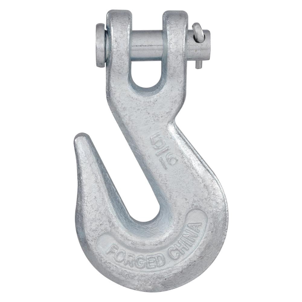 slide 1 of 6, RELIABILT N100-290 (V3240) 5/16-in Clevis Grab Hooks in Zinc Plated, 1 ct