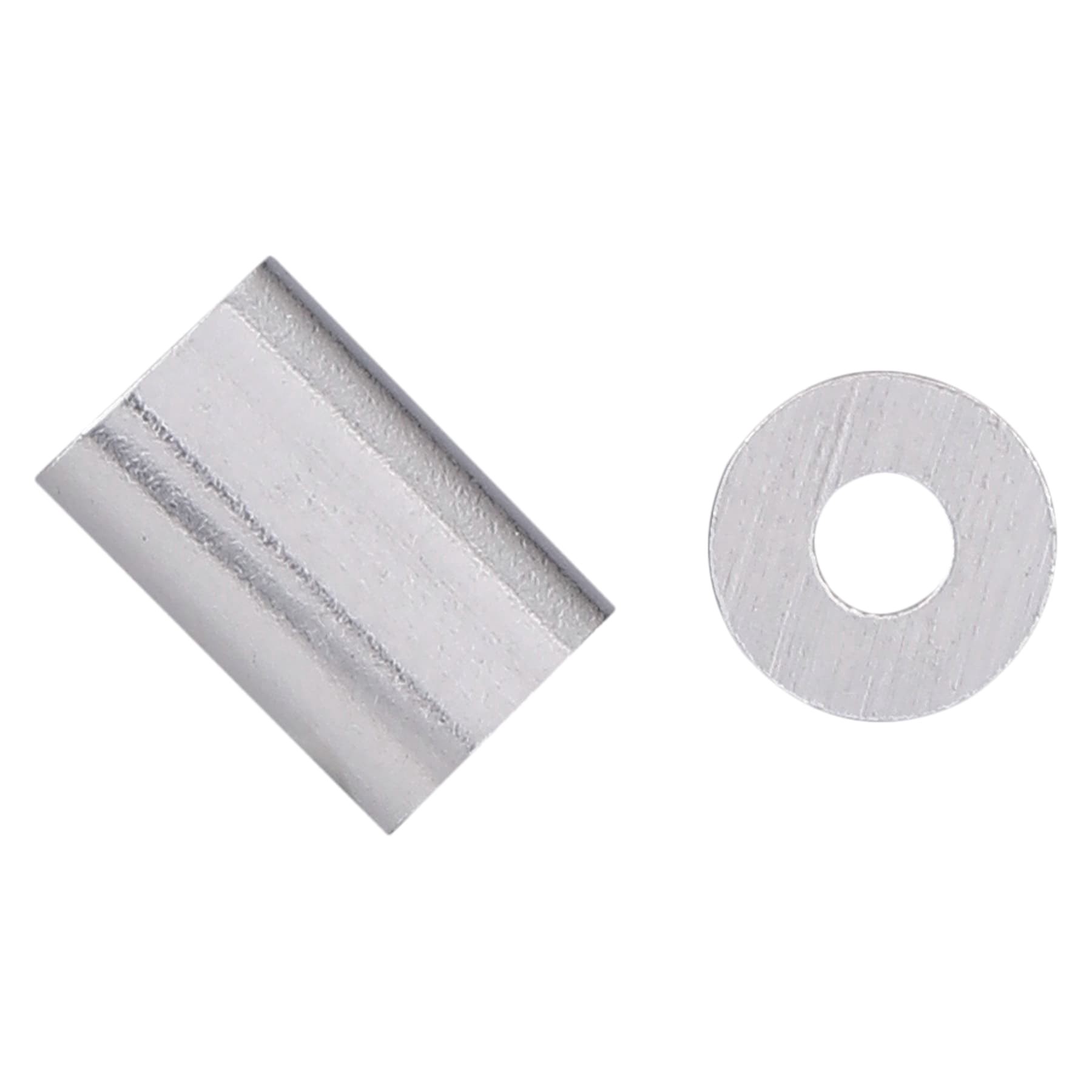 slide 2 of 5, National Hardware N100-294- 1/16-in Ferrules and Stop in Aluminum, 1 ct