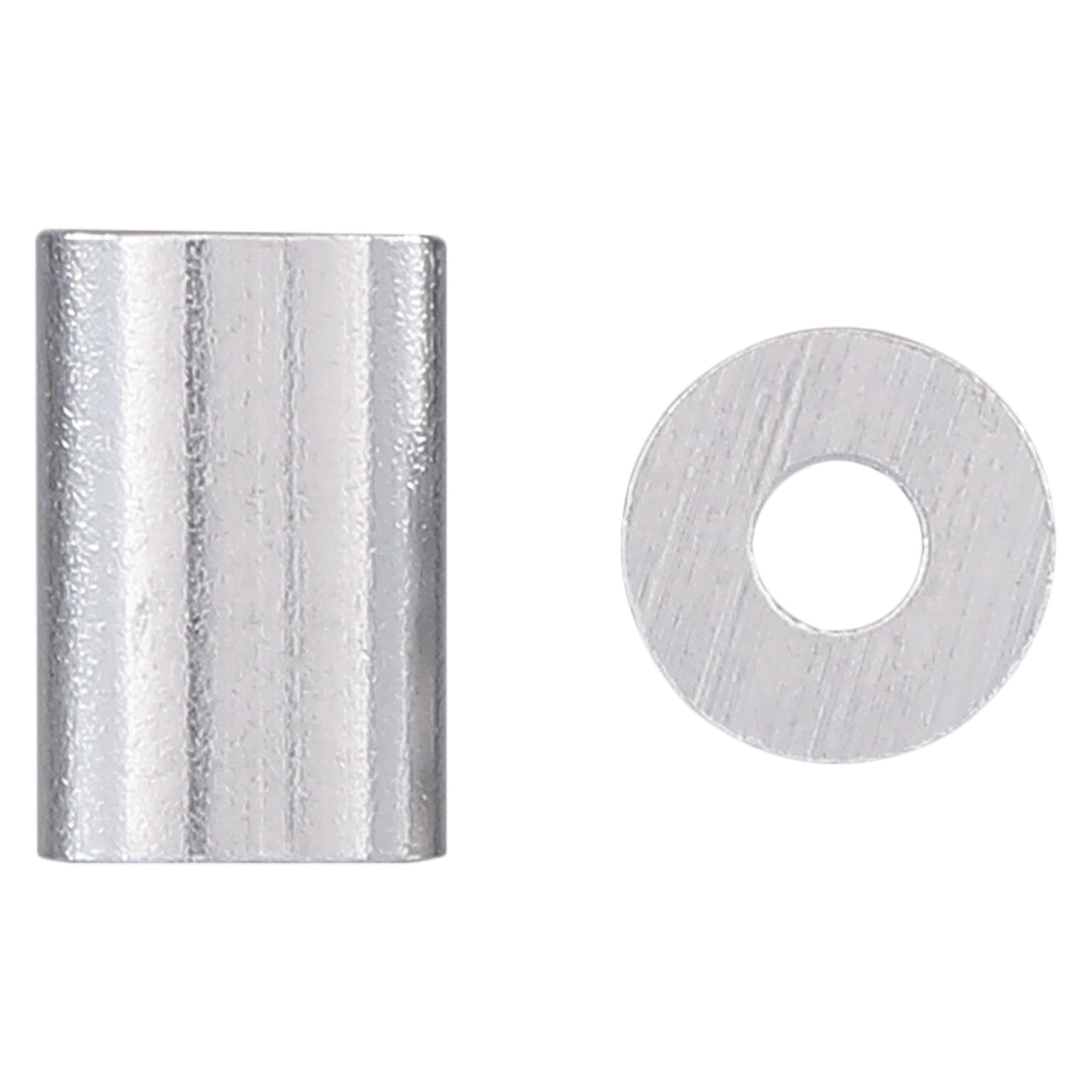 slide 1 of 5, National Hardware N100-294- 1/16-in Ferrules and Stop in Aluminum, 1 ct