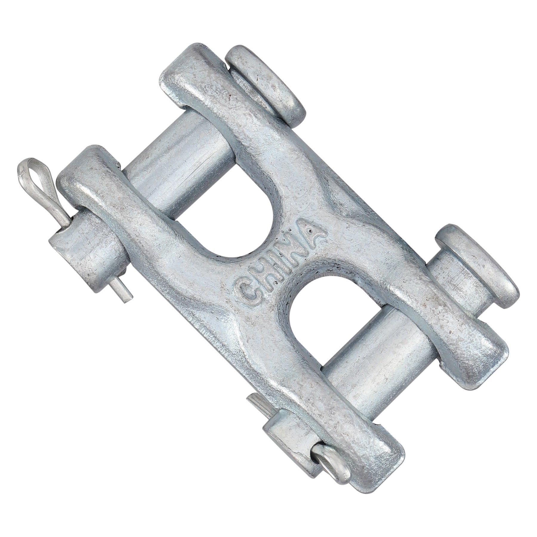 slide 3 of 5, RELIABILT 3/8-in Double Clevis Links in Zinc Plated, 1 ct