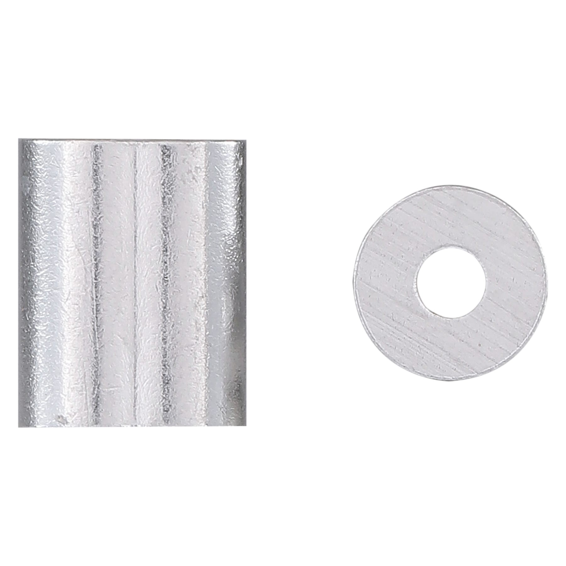 slide 1 of 5, RELIABILT N100-295- 3/32-in Ferrules and Stop in Aluminum, 1 ct