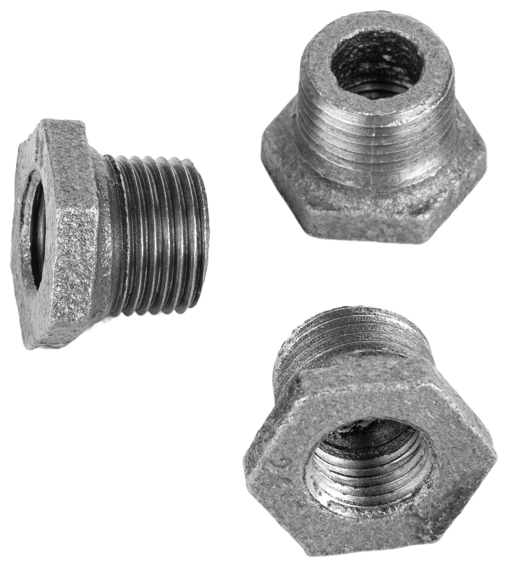 slide 3 of 6, RELIABILT 3/8-in x 1/4-in Black Hex Bushing, 1 ct