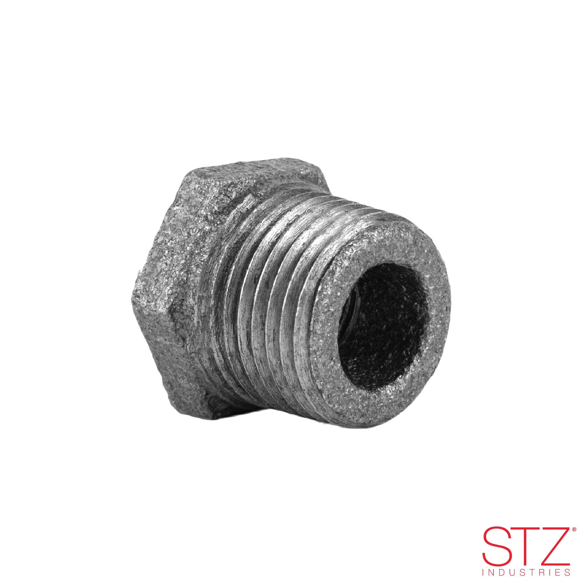 slide 5 of 6, RELIABILT 3/8-in x 1/4-in Black Hex Bushing, 1 ct