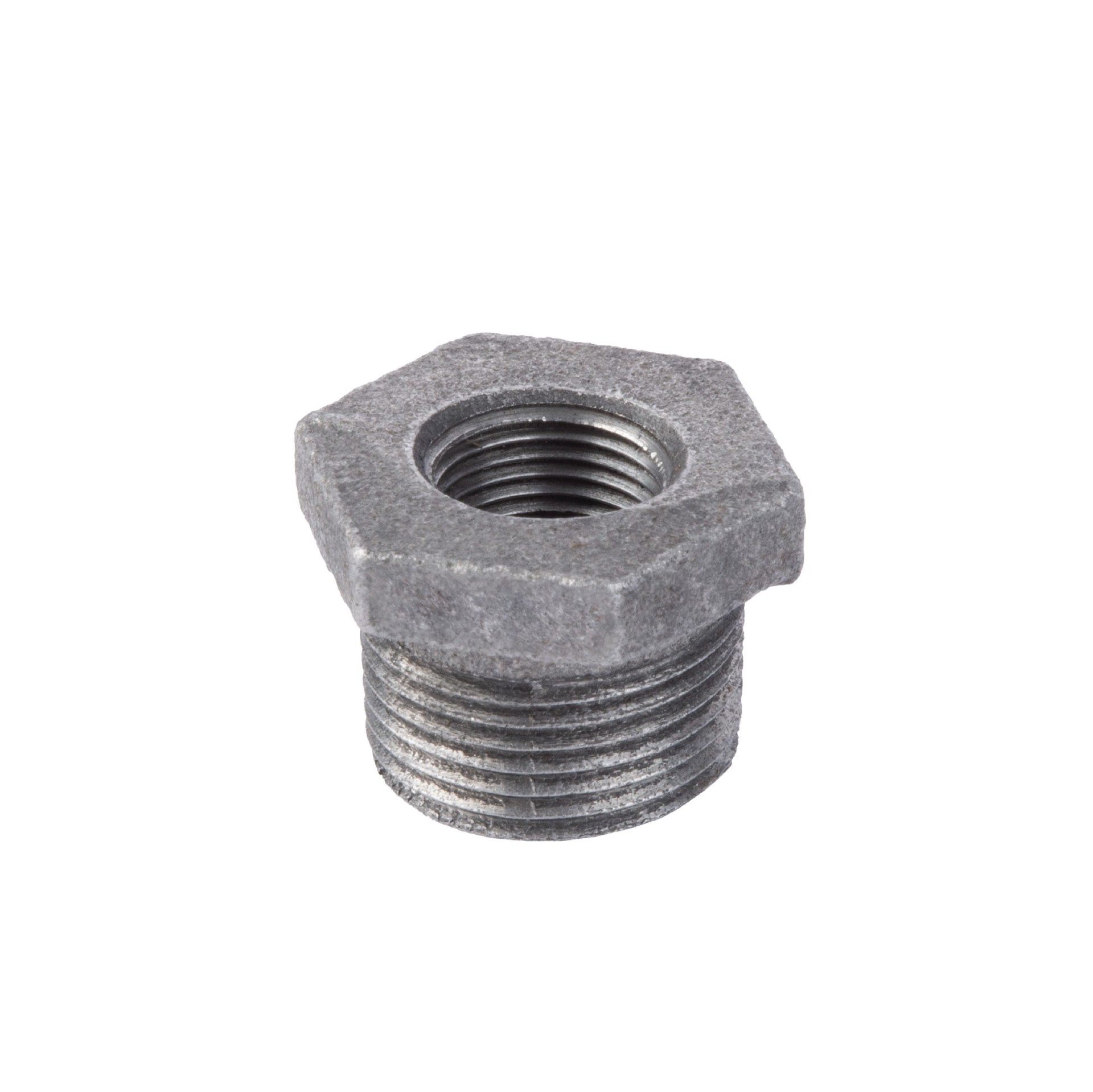 slide 1 of 6, RELIABILT 3/8-in x 1/4-in Black Hex Bushing, 1 ct
