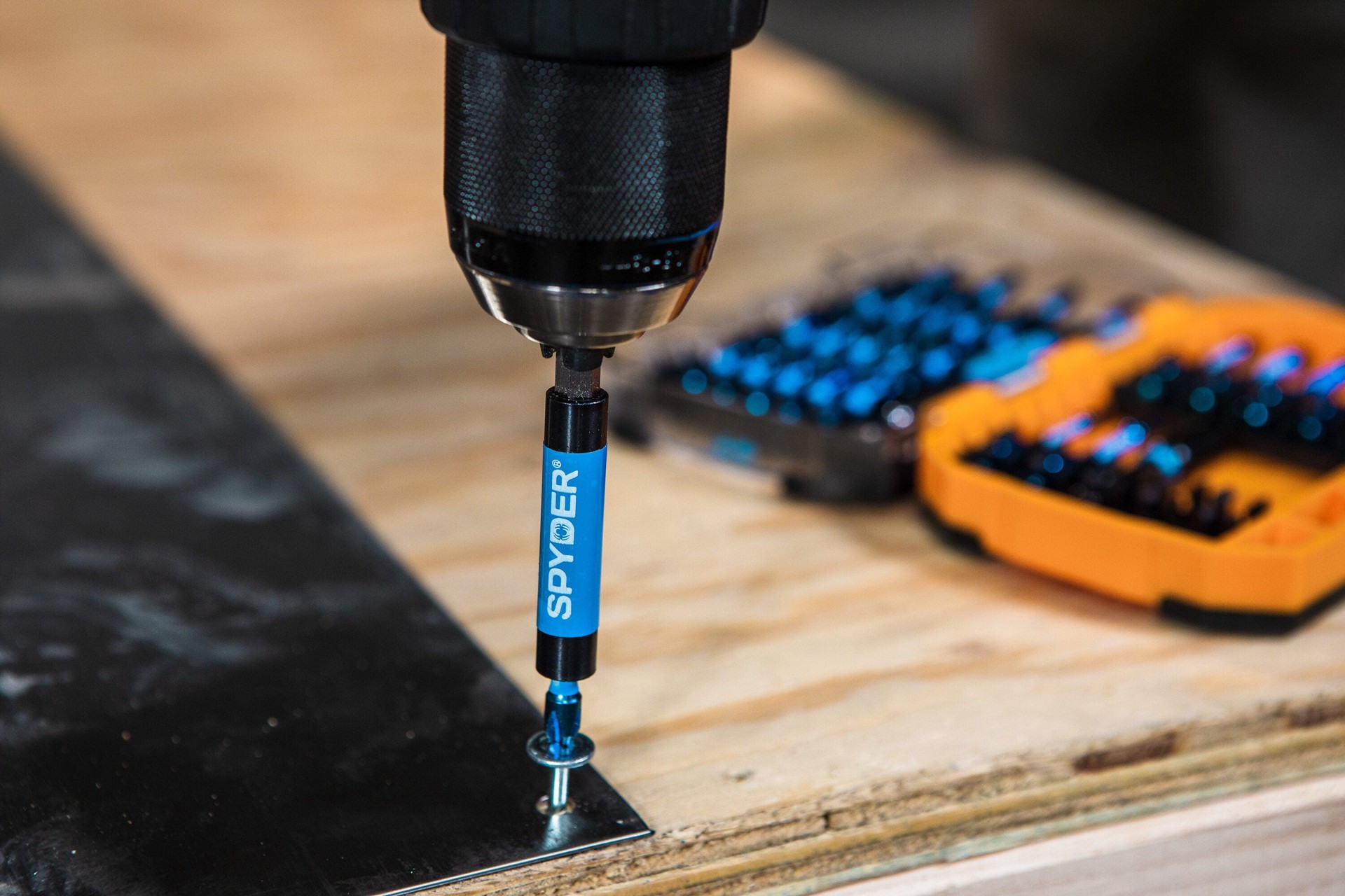 slide 6 of 6, Spyder Mach-Blue 1/4-in x Impact Driver Bit 40 -Piece, 1 ct