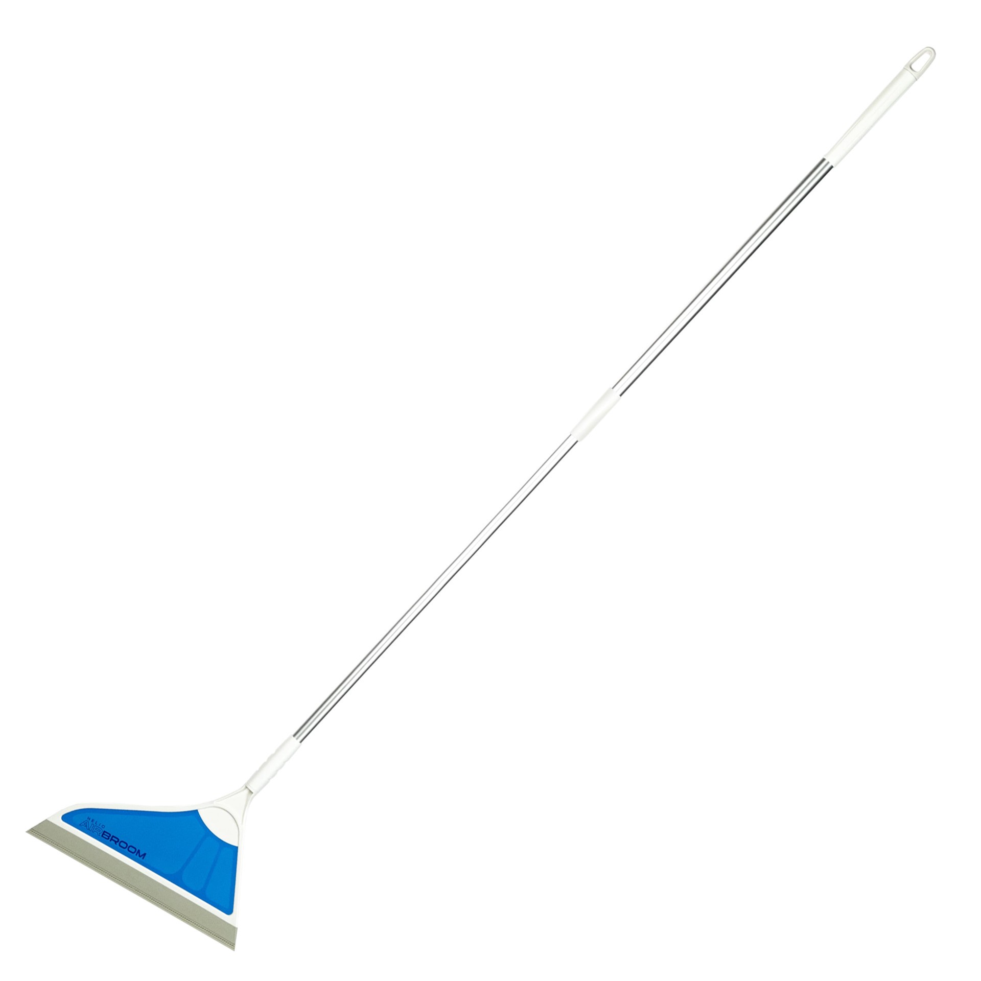 slide 2 of 6, Helio AIR Broom 12-in Plastic Multi-surface Angle with dustpan Upright Broom, 1 ct