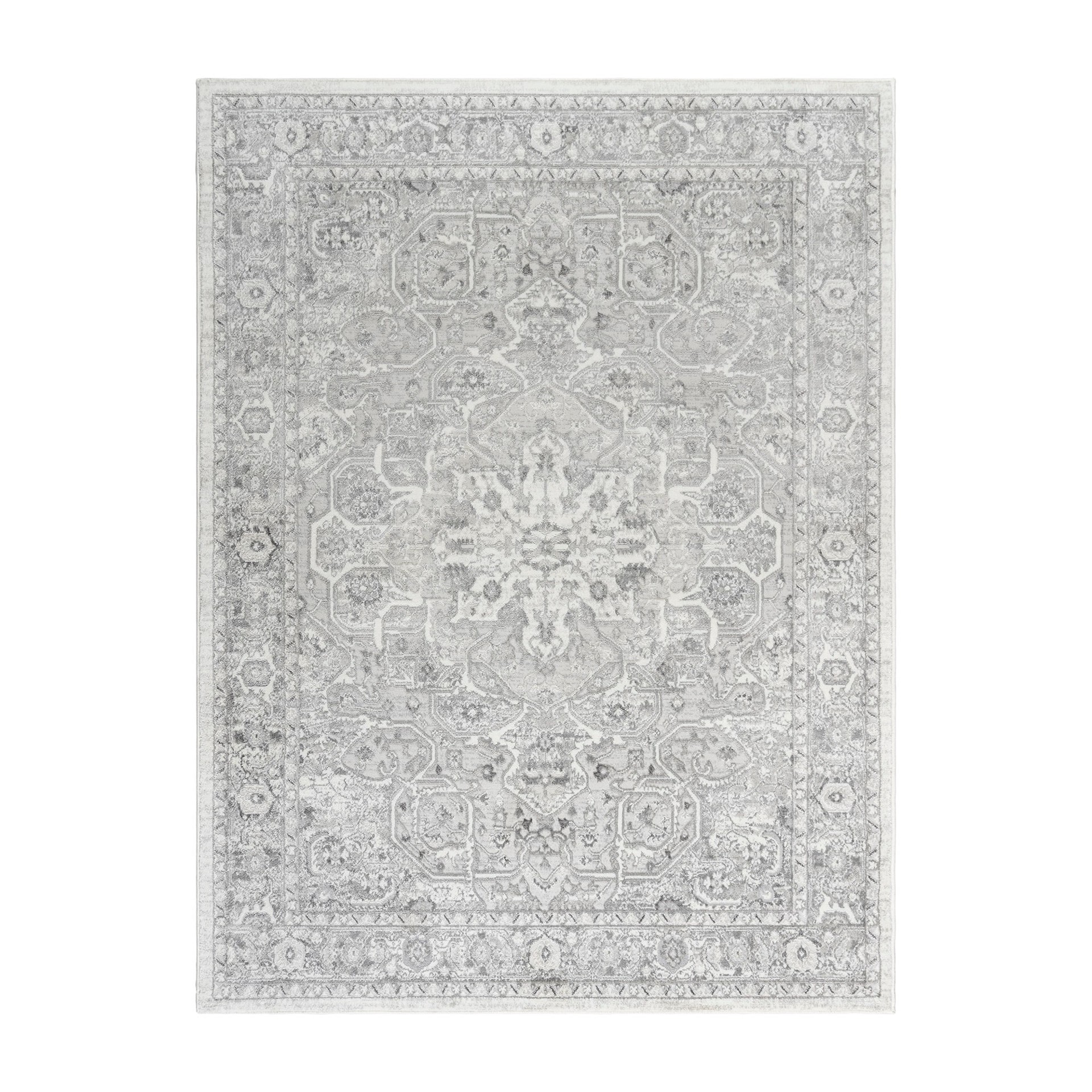slide 1 of 4, GERTMENIAN 5 x 7 (ft) Loomed Gray Rectangular Indoor Pet Friendly Area rug, 1 ct
