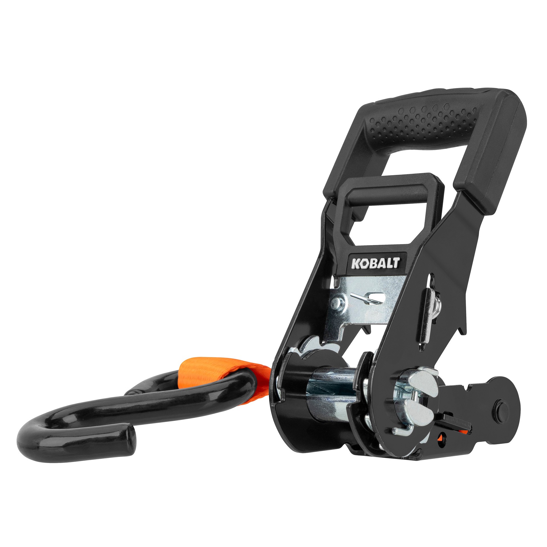 slide 2 of 6, Kobalt 1-in x 12-ft Ratcheting Strap Tie Down with S-hook 3000-lb Break Strength (4-Pack), 1 ct