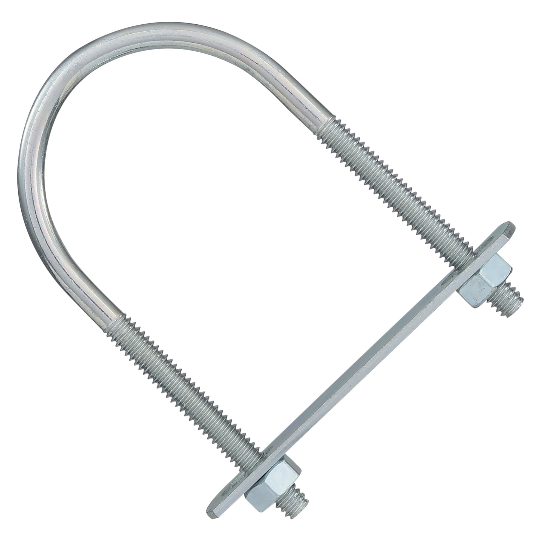 slide 2 of 5, National Hardware 1/4-in 2-1/16-in Zinc-plated Interior/Exterior Coarse Thread U-bolt Bolt, 1 ct