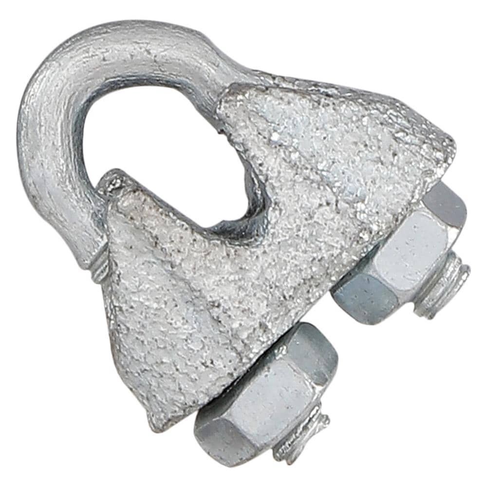 slide 5 of 6, RELIABILT 1/8-in Zinc Plated Steel Wire Cable Clamp, 1 ct