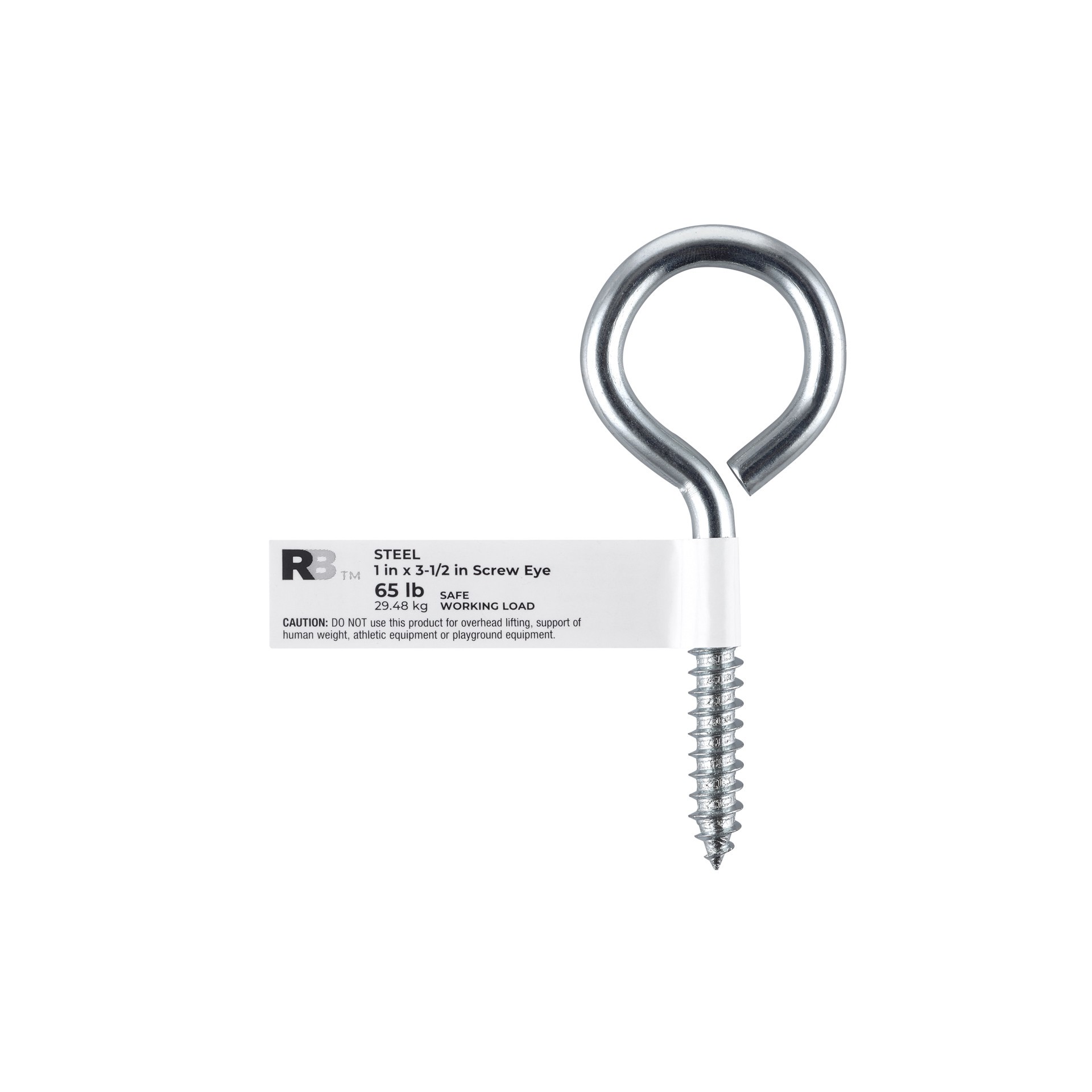 slide 4 of 6, RELIABILT 1-in 3-1/2-in Zinc-plated Interior/Exterior Coarse Thread Eye Bolt, 1 ct