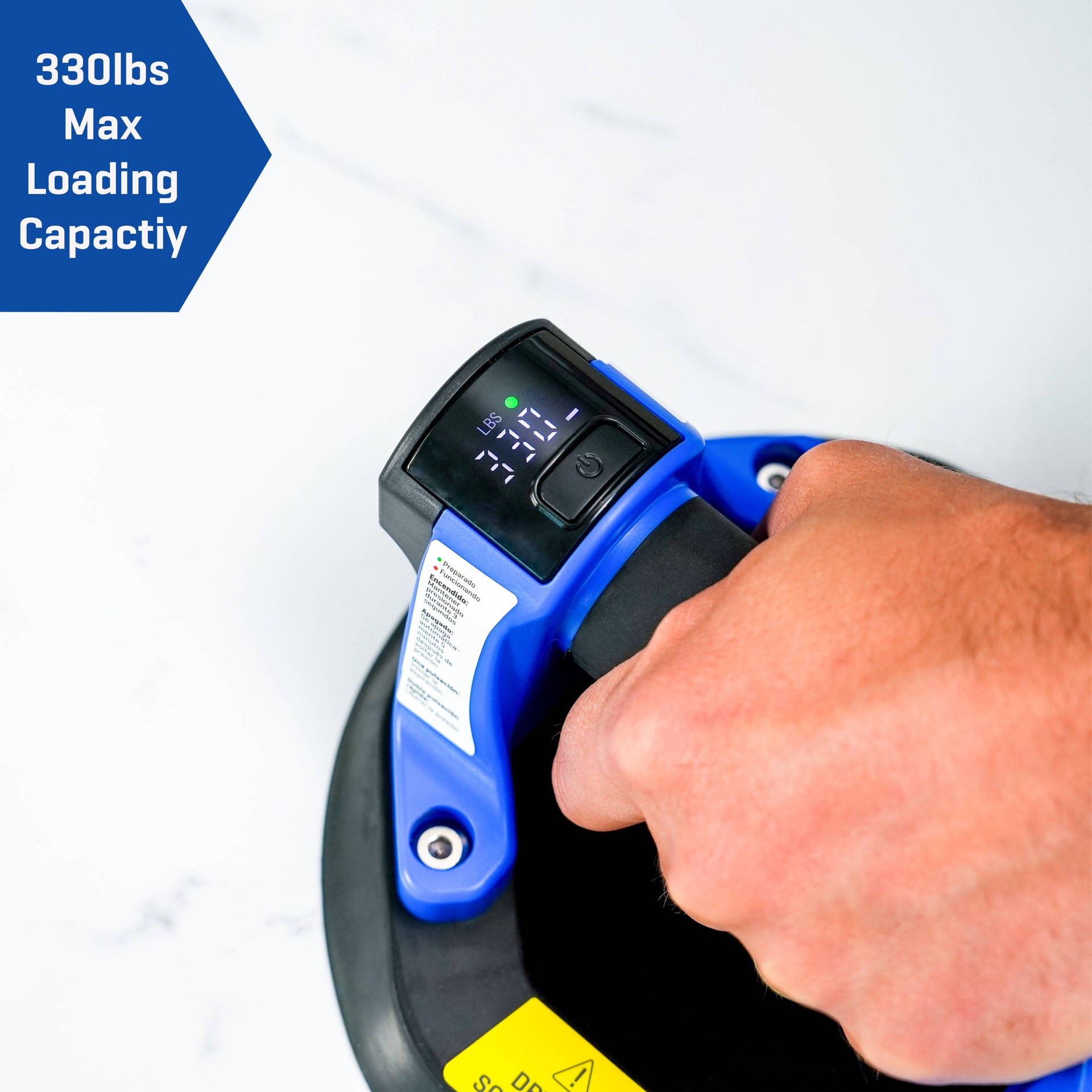 slide 5 of 6, Kobalt 330-lb 8-in Dia Plastic Tile Suction Cup, 1 ct