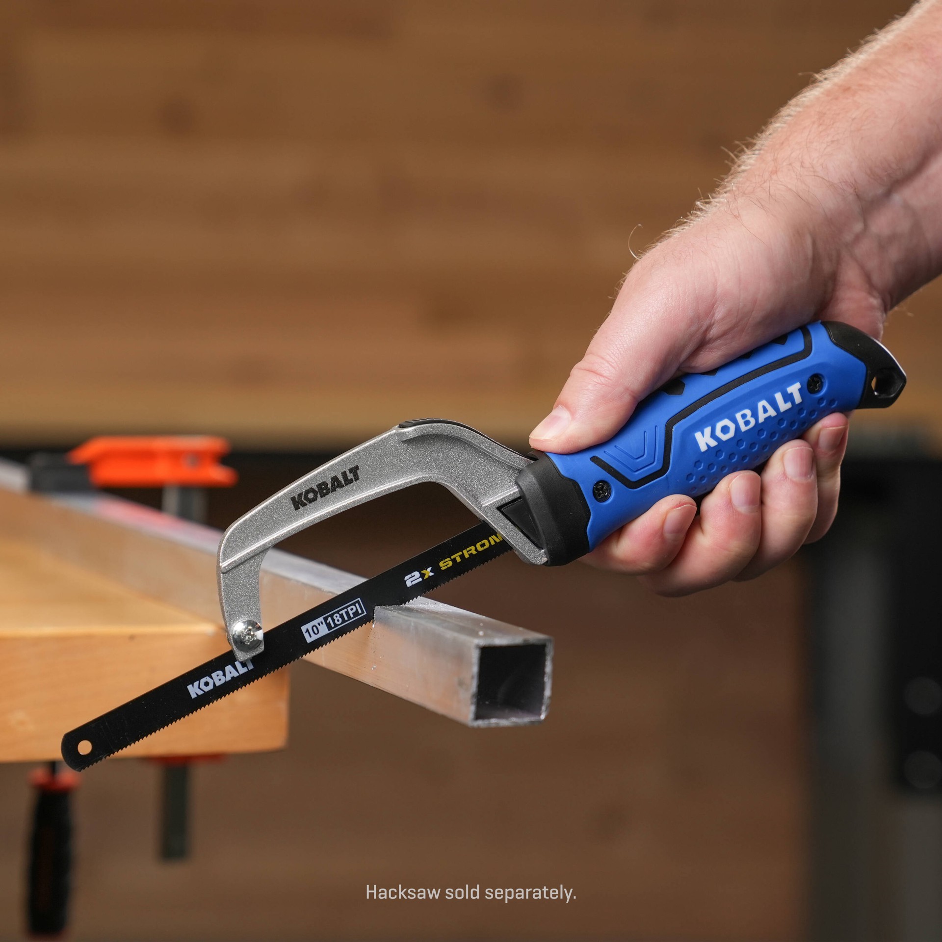 slide 4 of 4, Kobalt High Performance (2X stronger) 10-in Bi-metal Fine finish cut Hacksaw blade 3 -Pack, 1 ct