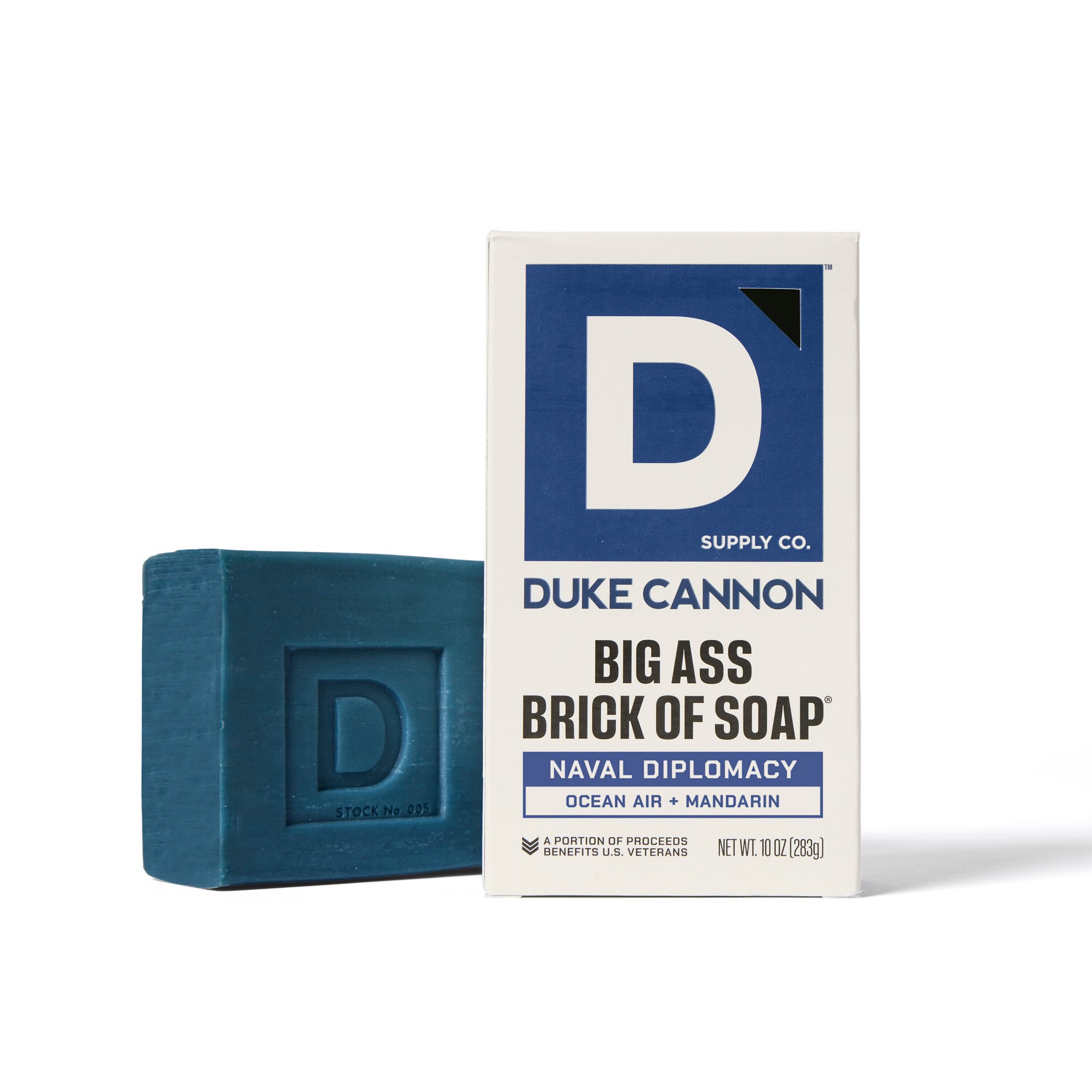slide 4 of 4, Duke Cannon Supply Co. Big Ass Brick of Soap - Naval Diplomacy, 1 ct