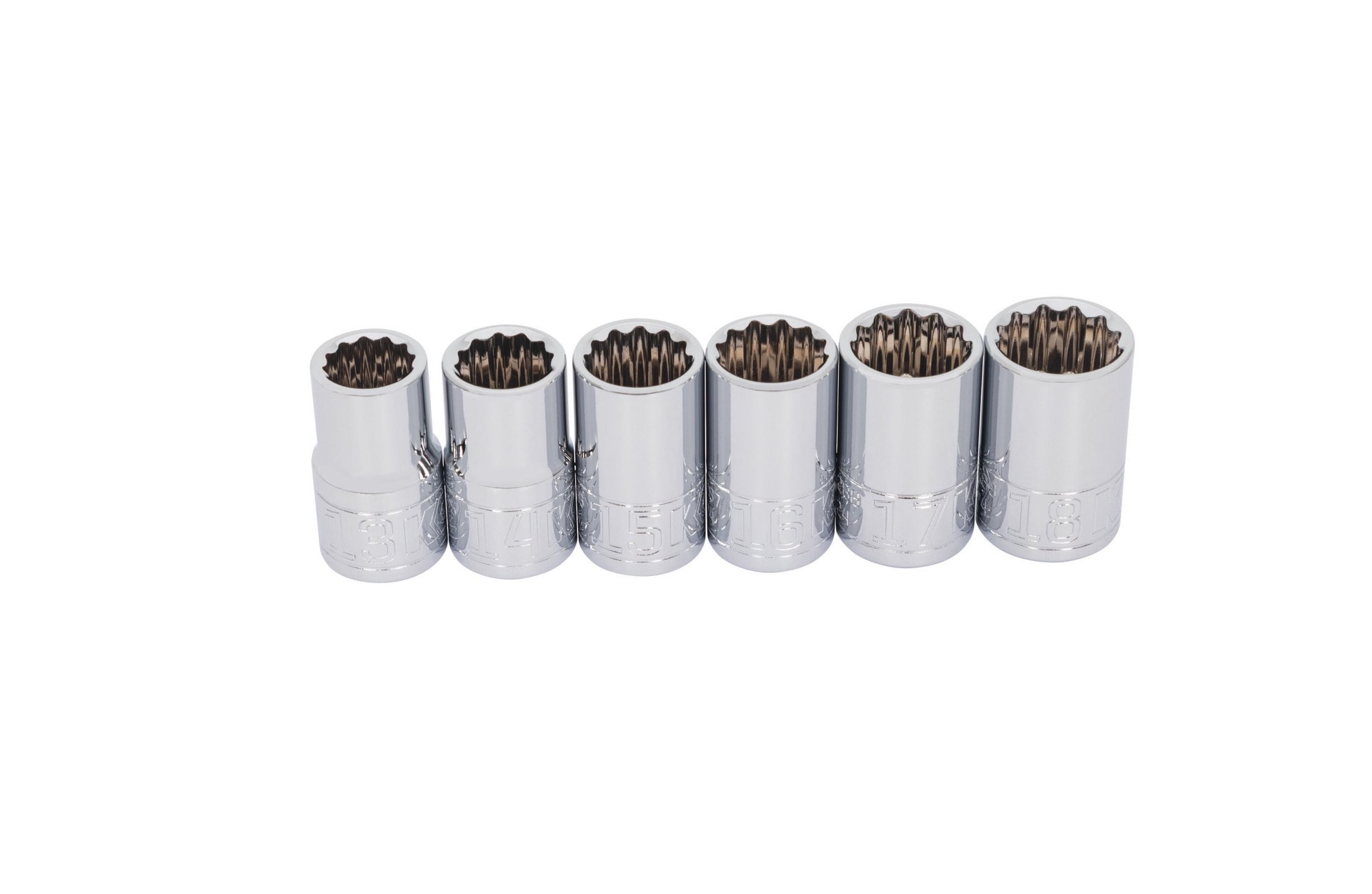 slide 2 of 5, Kobalt 1/2-in Drive Metric Shallow Socket Set 6 -Pieces, 1 ct