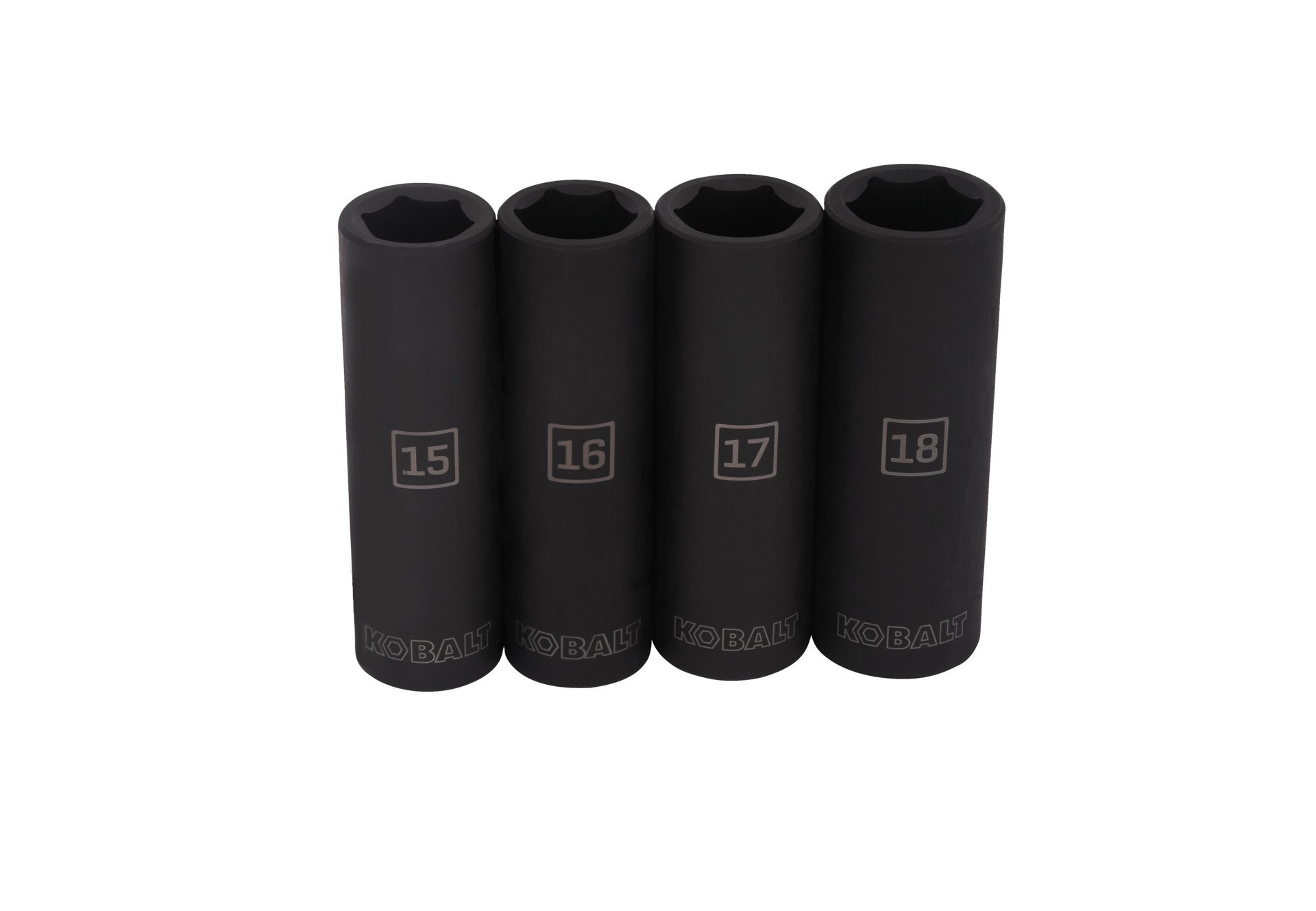 slide 2 of 3, Kobalt 4 -Piece Metric 1/2-in Drive Set 6-point Impact Socket Set, 1 ct