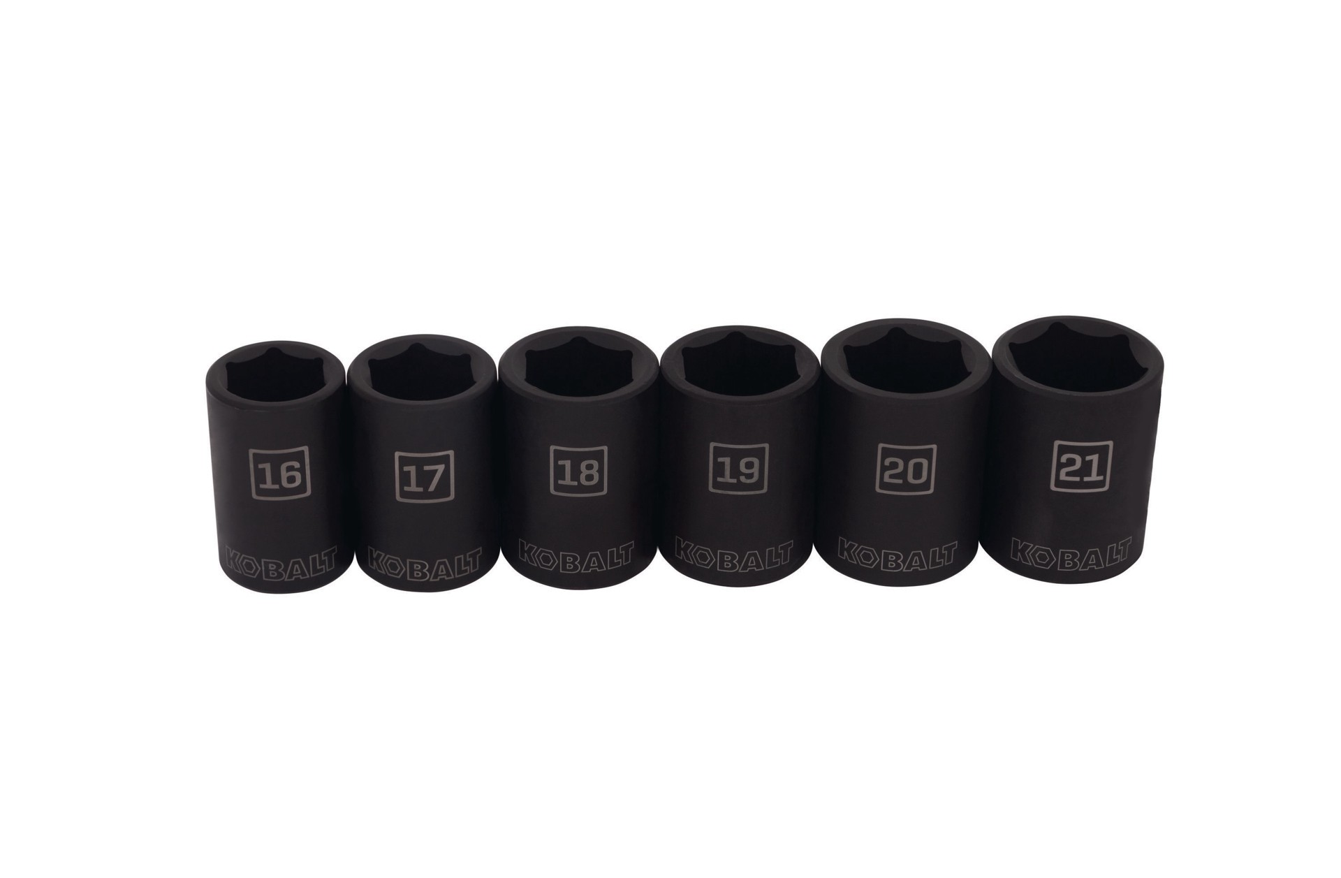 slide 2 of 4, Kobalt 6 -Piece Metric 1/2-in Drive Set 6-point Impact Socket Set, 1 ct