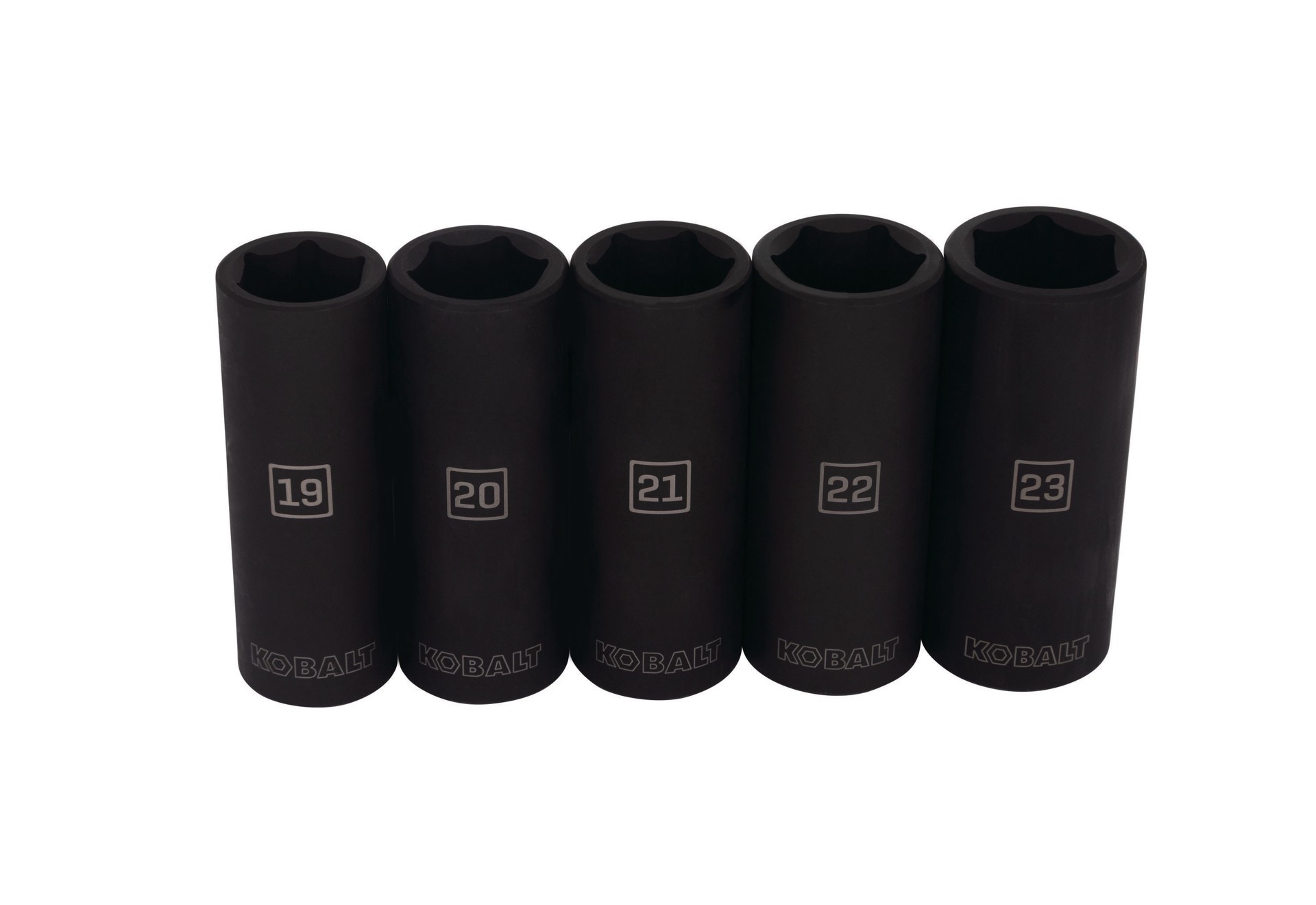 slide 2 of 4, Kobalt 5 -Piece Metric 1/2-in Drive Set 6-point Impact Socket Set, 1 ct