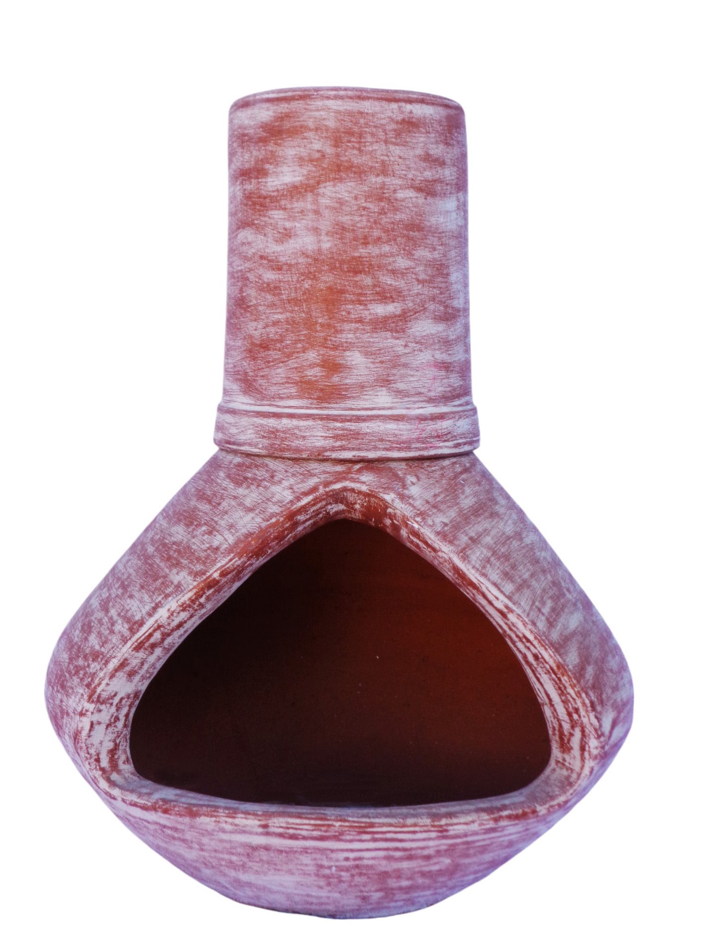 slide 1 of 1, Best Life Patio 28.75-in H x 19-in D x 19-in W Beige Clay - Sienna Clay Chiminea, 1 ct