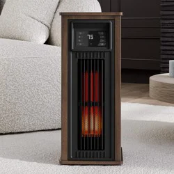 Utilitech Utilitech 1500 -Watt Infrared quartz Tower Indoor Electric Space Heater with Thermostat with Remote