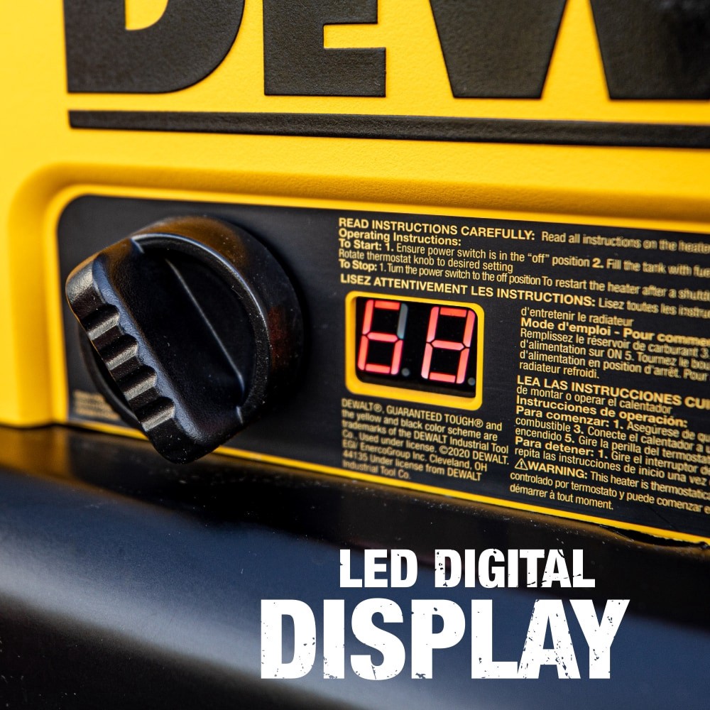 slide 6 of 6, DEWALT 80000 -BTU Forced air Outdoor Kerosene Heater, 1 ct