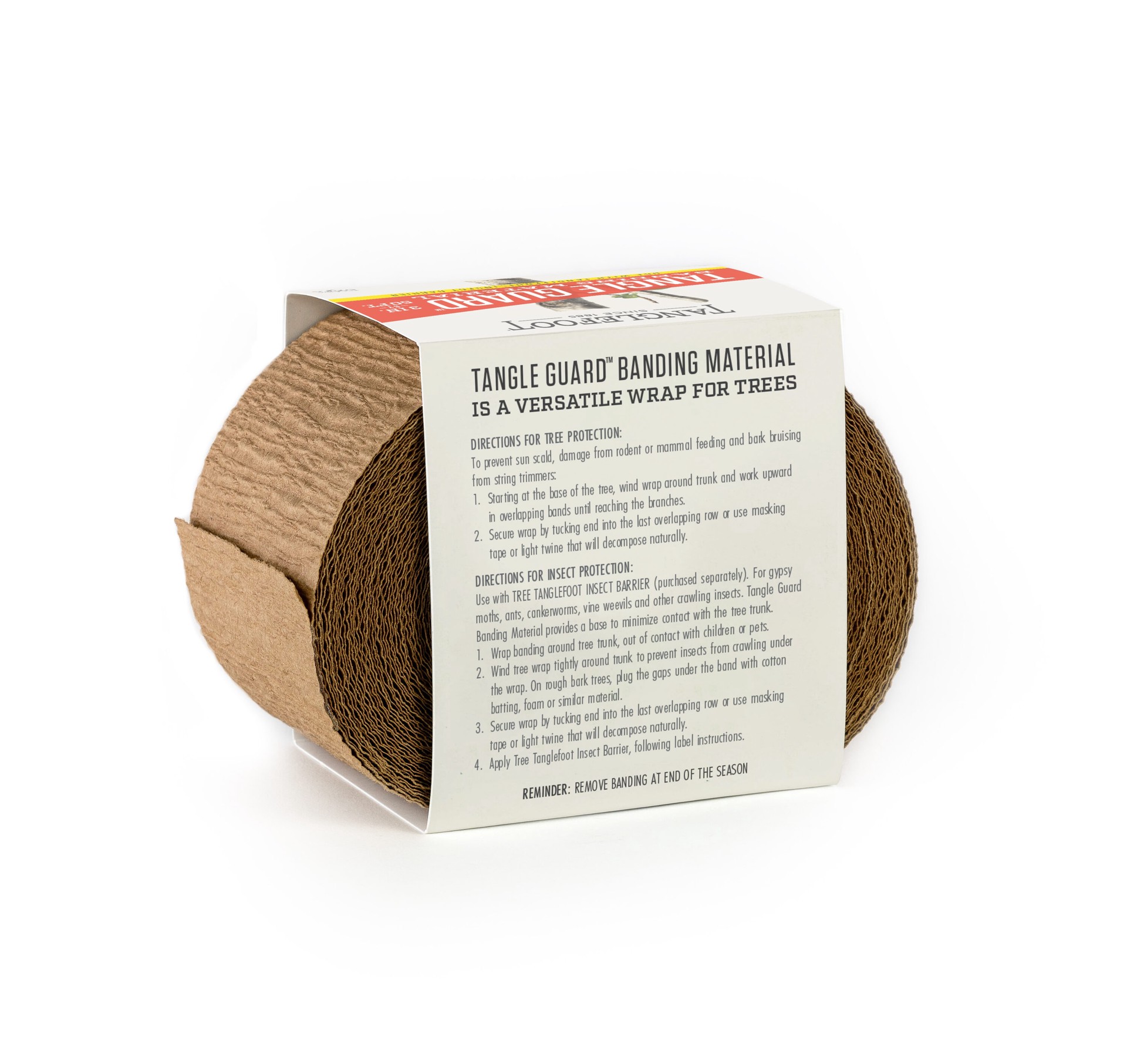 slide 2 of 5, Tanglefoot Tangle-Guard 3" x 50' Outdoor Gel Tree protectant Insect Trap, 1 ct