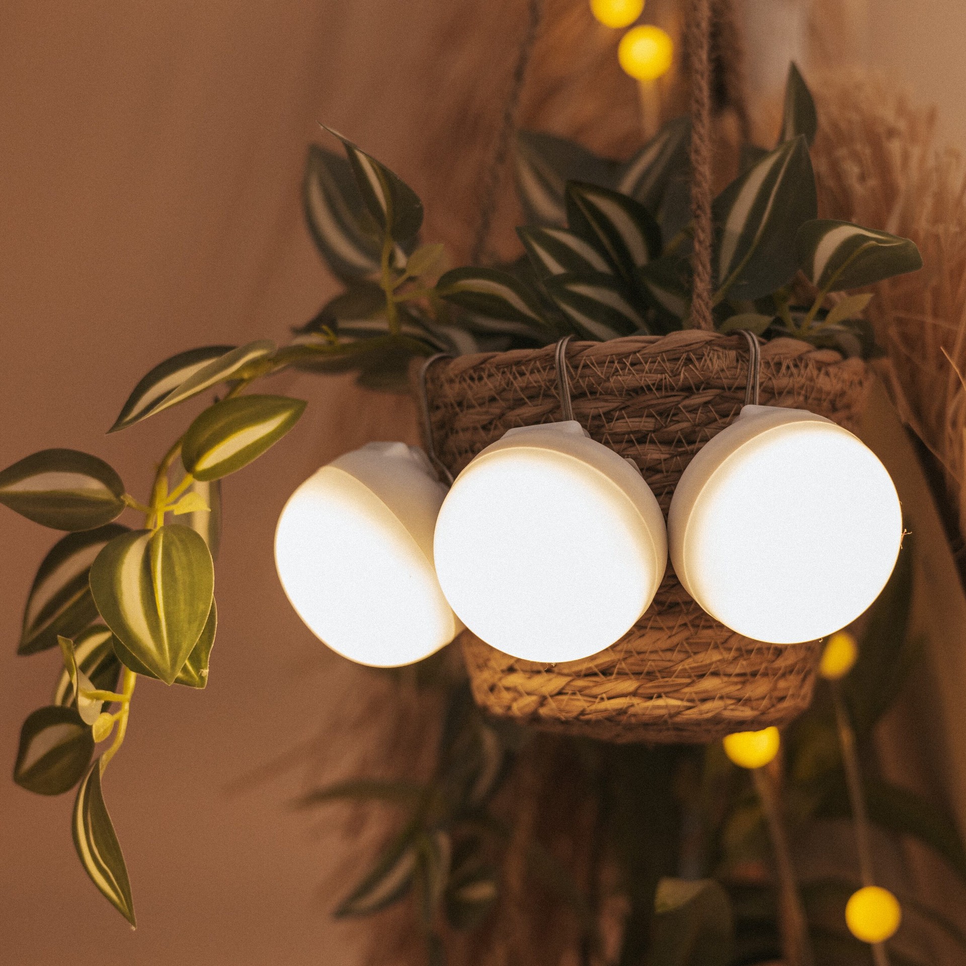 slide 2 of 6, Newgarden 2.4-in H White Battery-operated Integrated LED Outdoor Wall Light, 1 ct