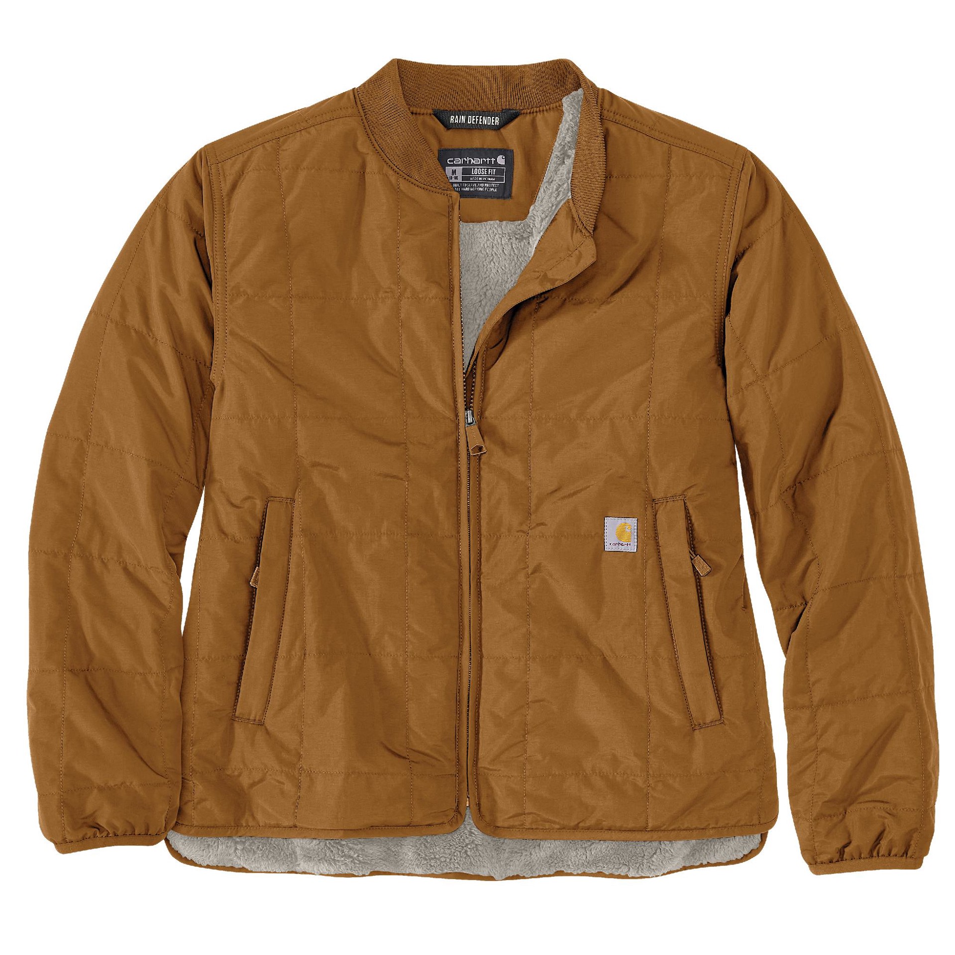 slide 2 of 4, Carhartt Women's Carhartt Brown Canvas Insulated Insulated jacket ( Large ), 1 ct