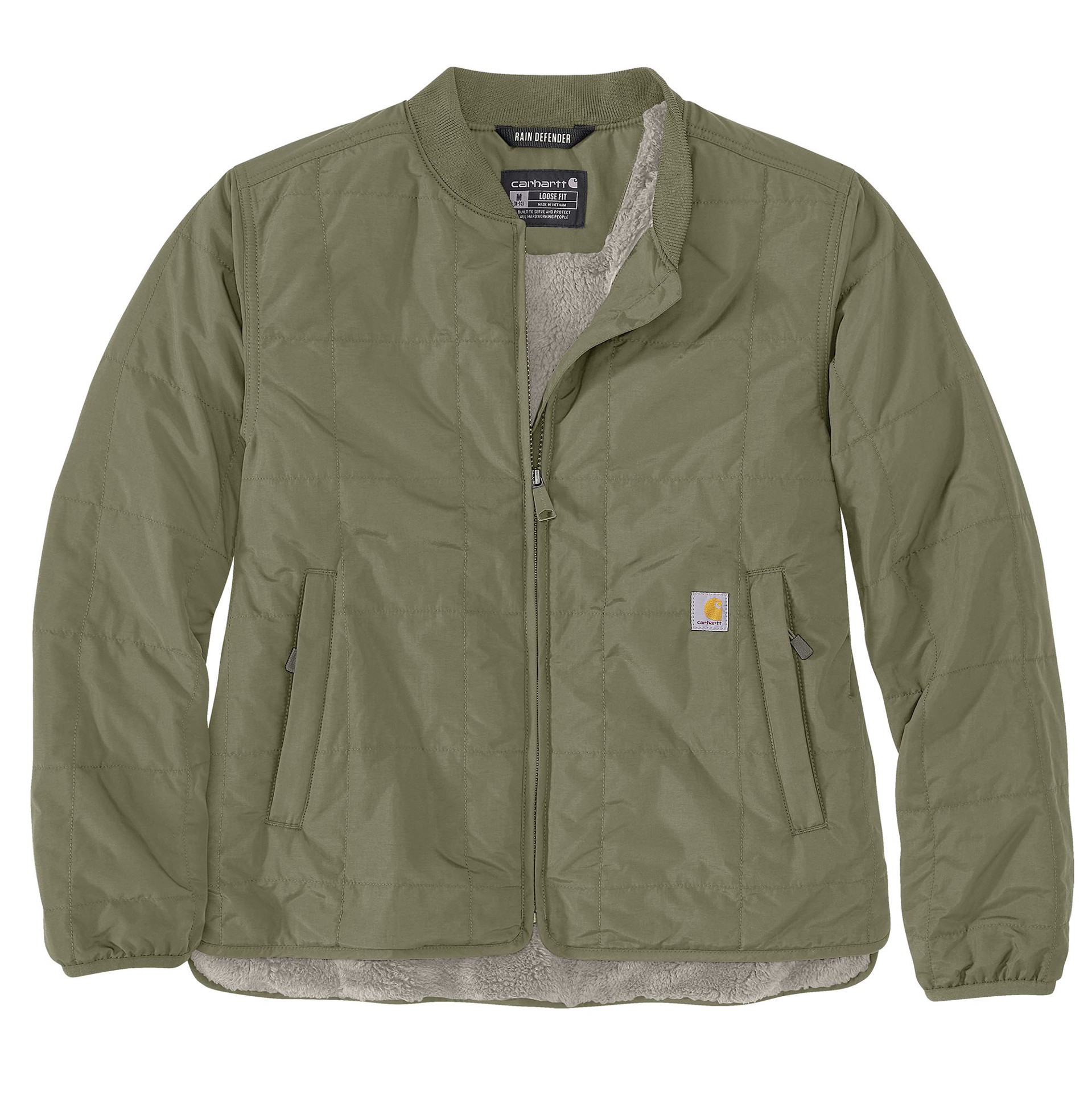 slide 5 of 5, Carhartt Women's Dusty Olive Canvas Insulated Insulated jacket ( Extra Large ), 1 ct