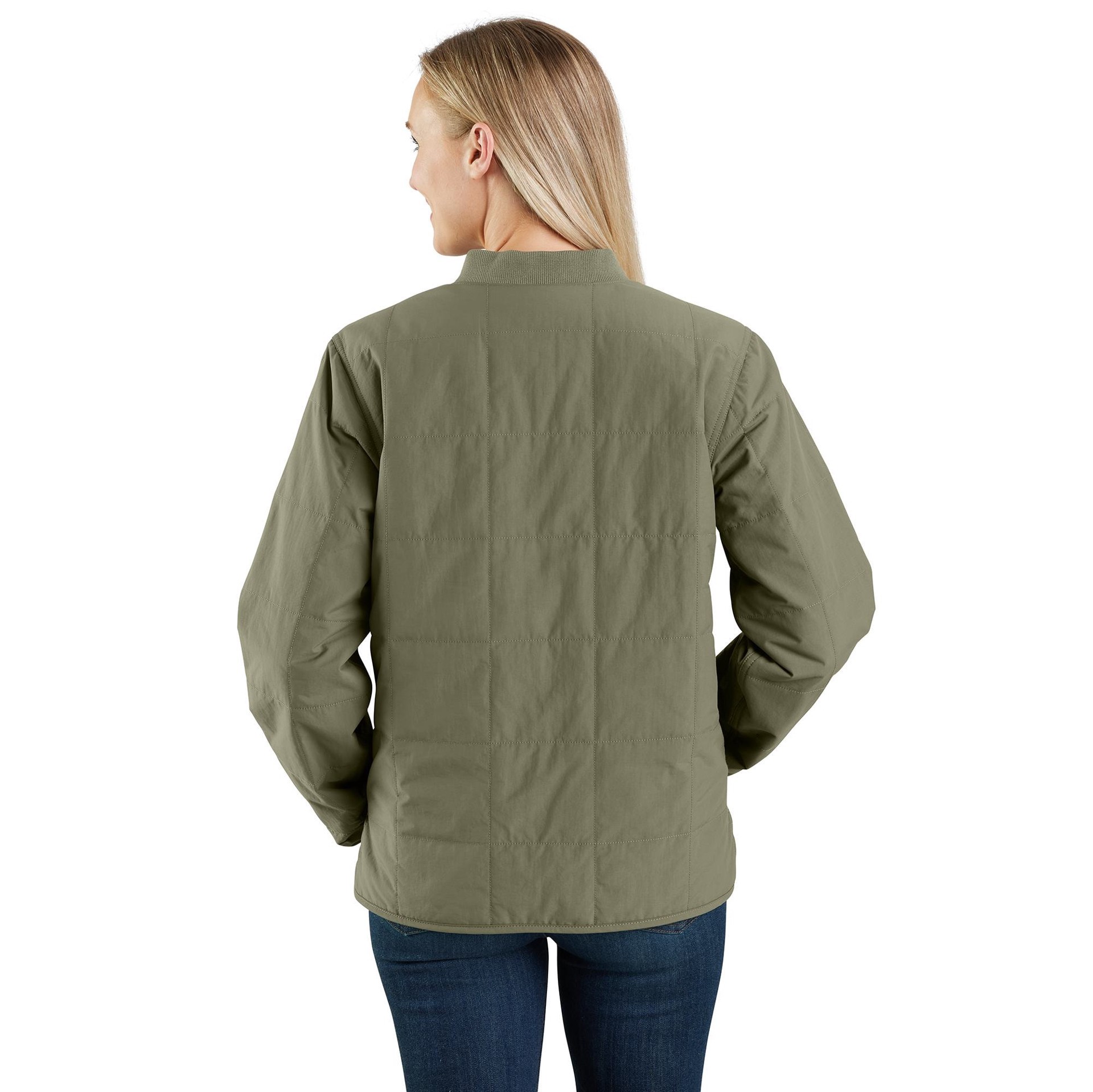 slide 2 of 5, Carhartt Women's Dusty Olive Canvas Insulated Insulated jacket ( Large ), 1 ct