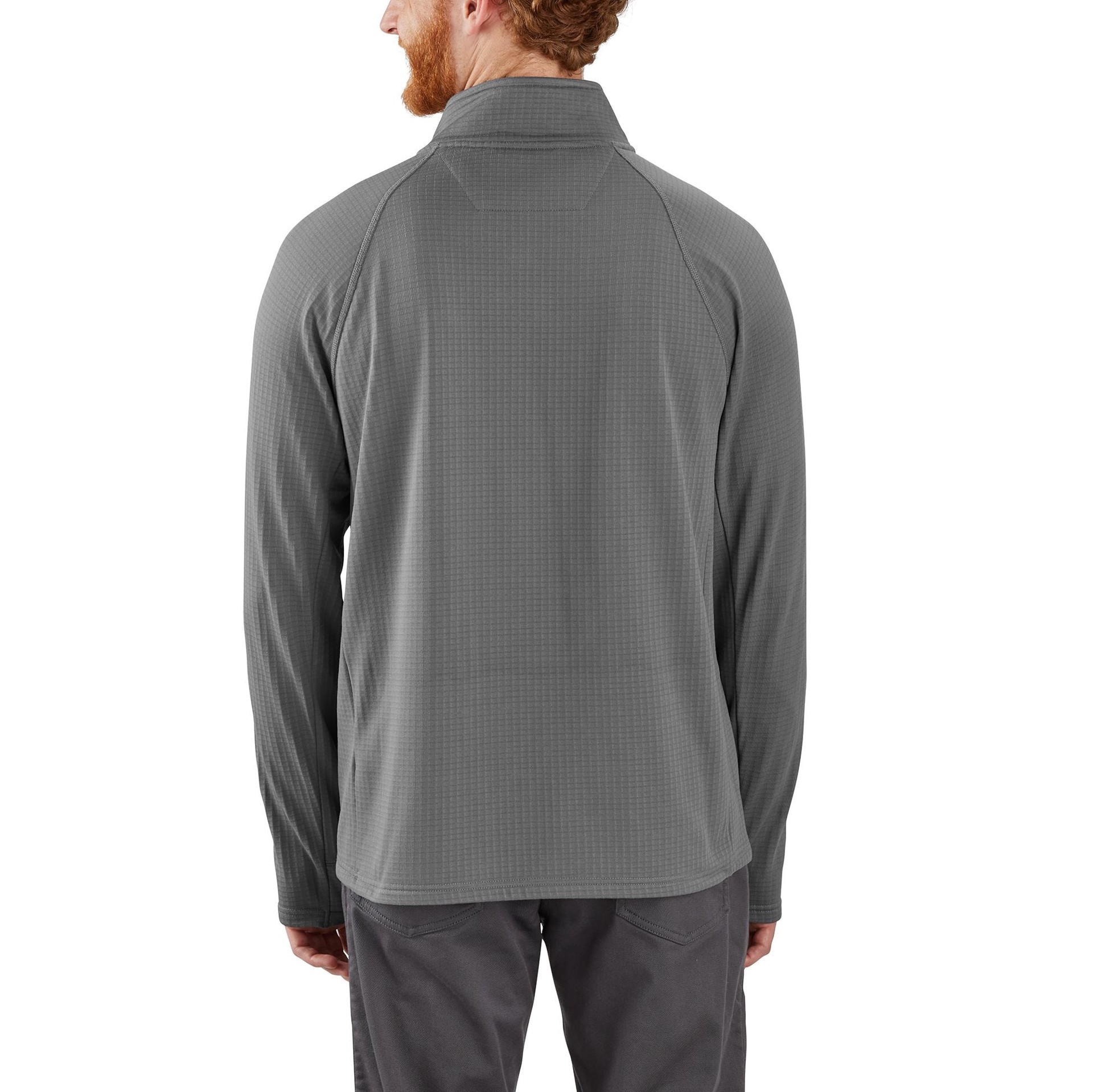 slide 2 of 5, Carhartt Men's Gray Light weight Fleece Long sleeve Solid T-shirt ( 2XL ), 1 ct
