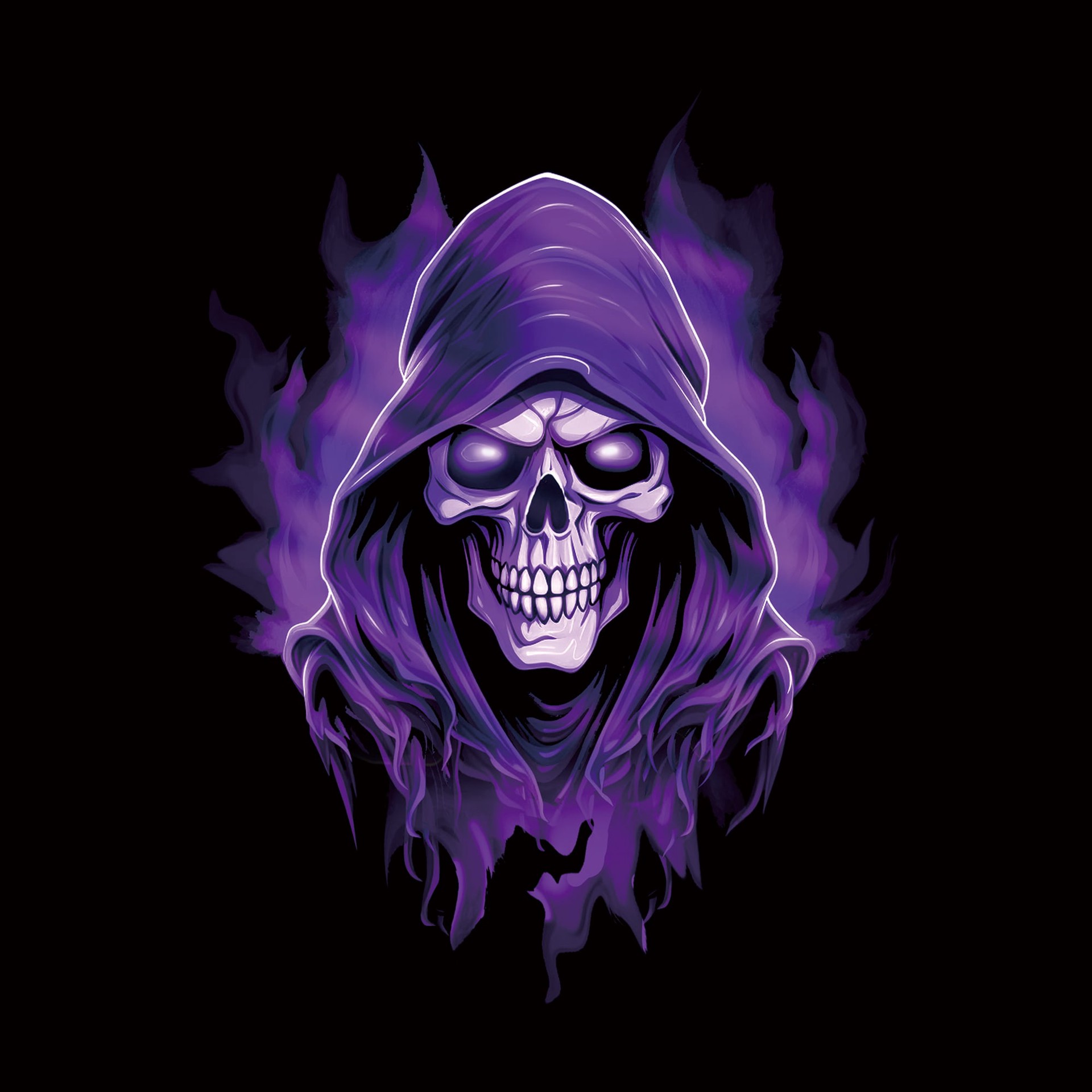 slide 4 of 4, Haunted Living LED Animated Grim Reaper Projector, 1 ct