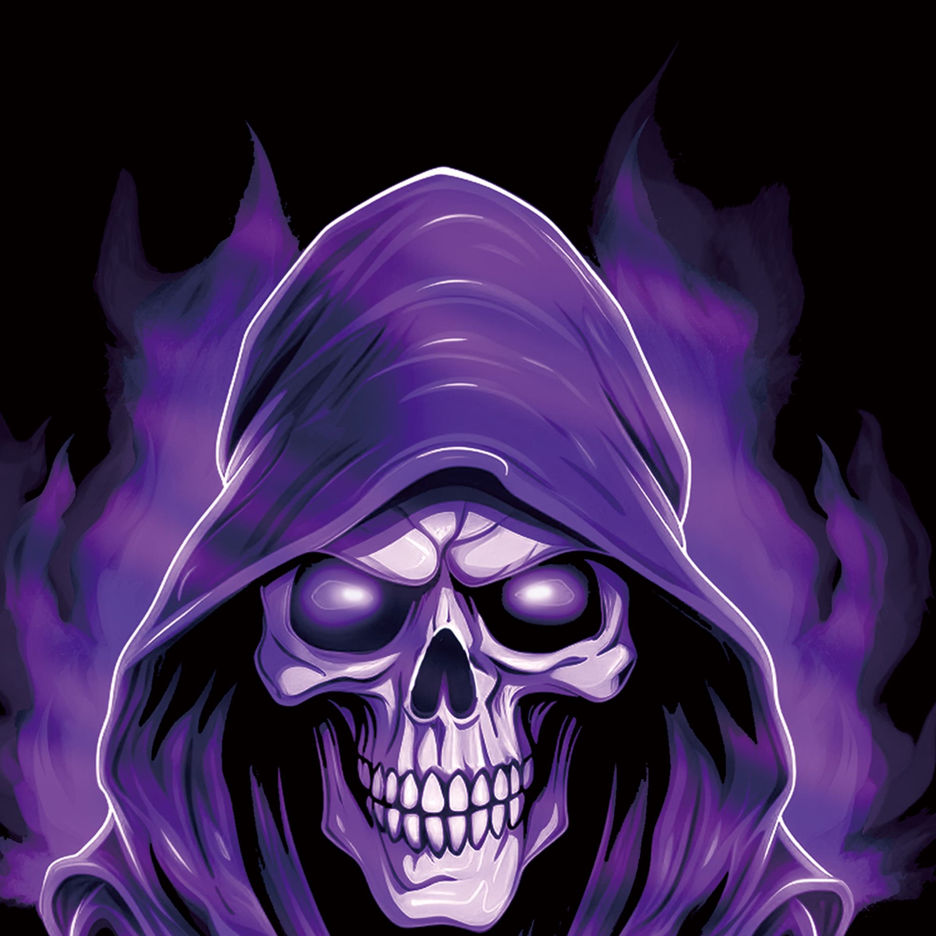 slide 2 of 4, Haunted Living LED Animated Grim Reaper Projector, 1 ct