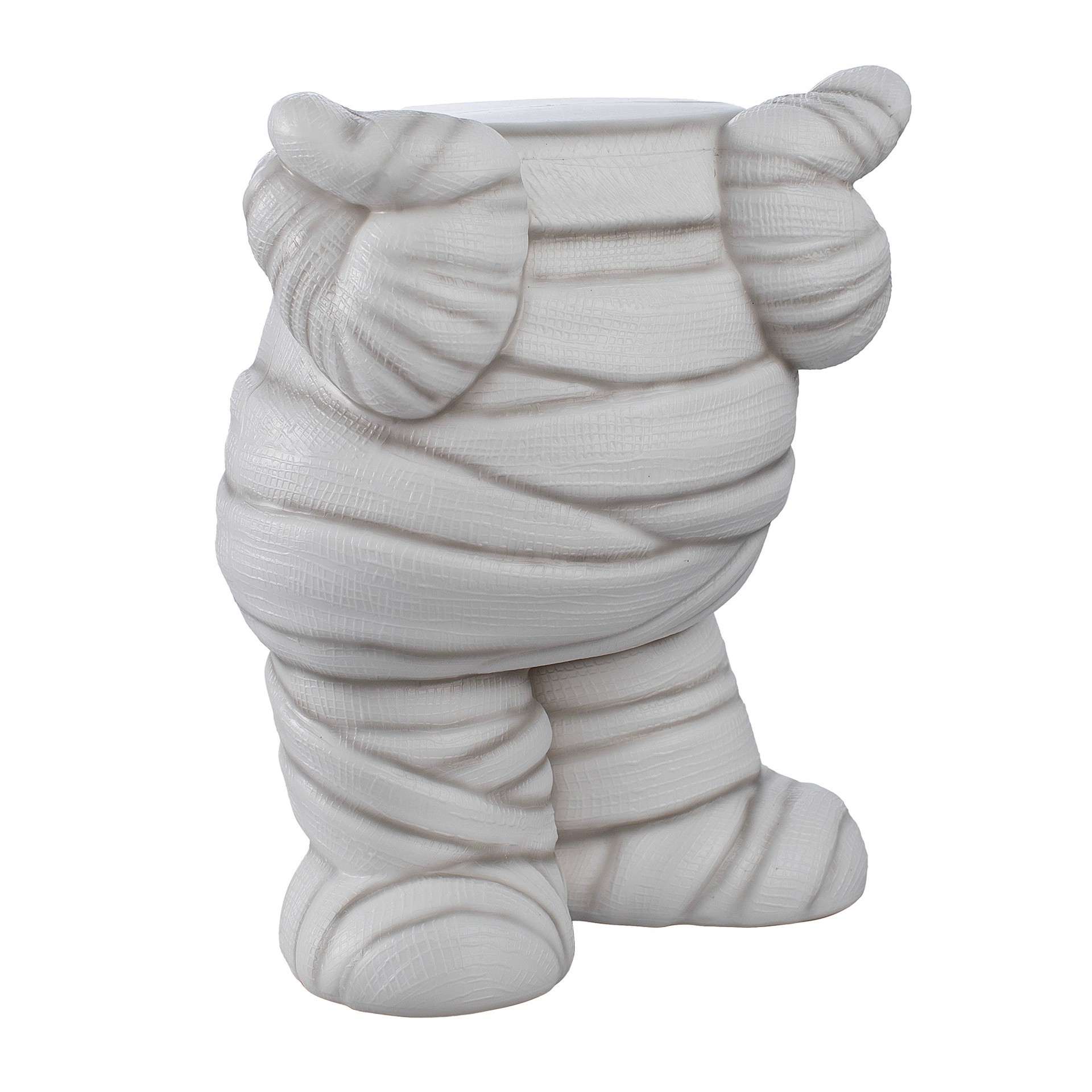 slide 2 of 6, Haunted Living 10.5-in Mummy Pumpkin Stand, 1 ct