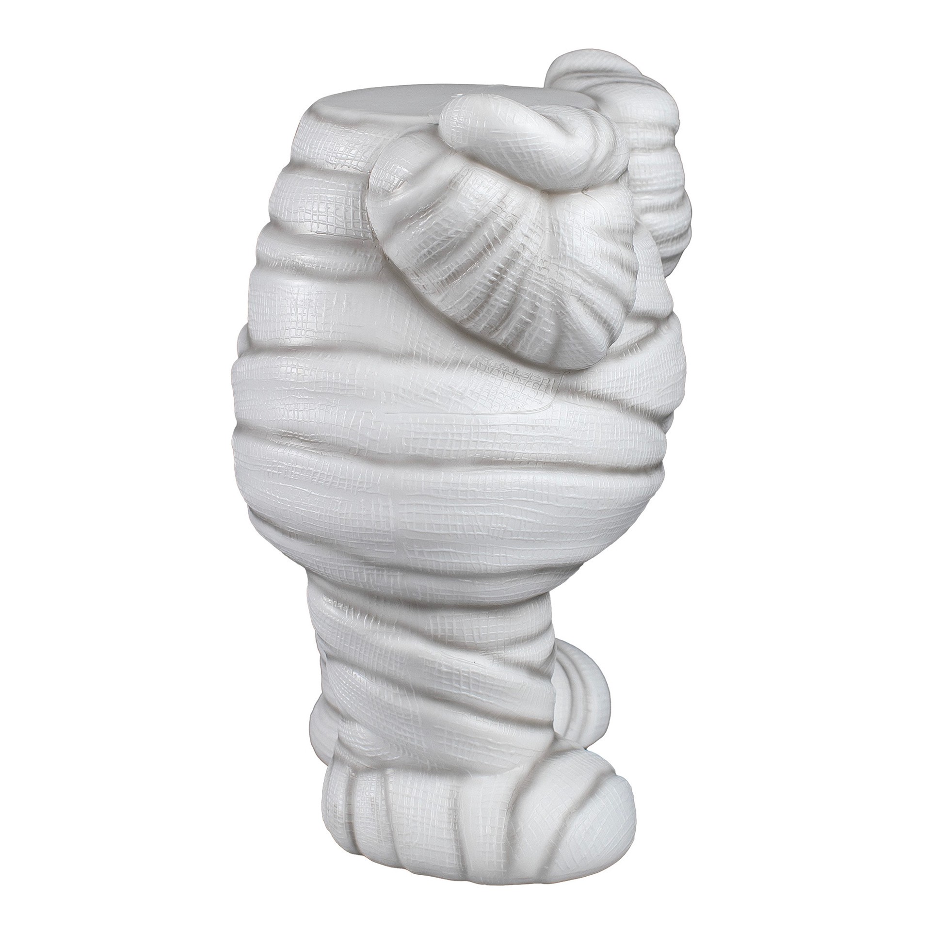 slide 3 of 6, Haunted Living 10.5-in Mummy Pumpkin Stand, 1 ct