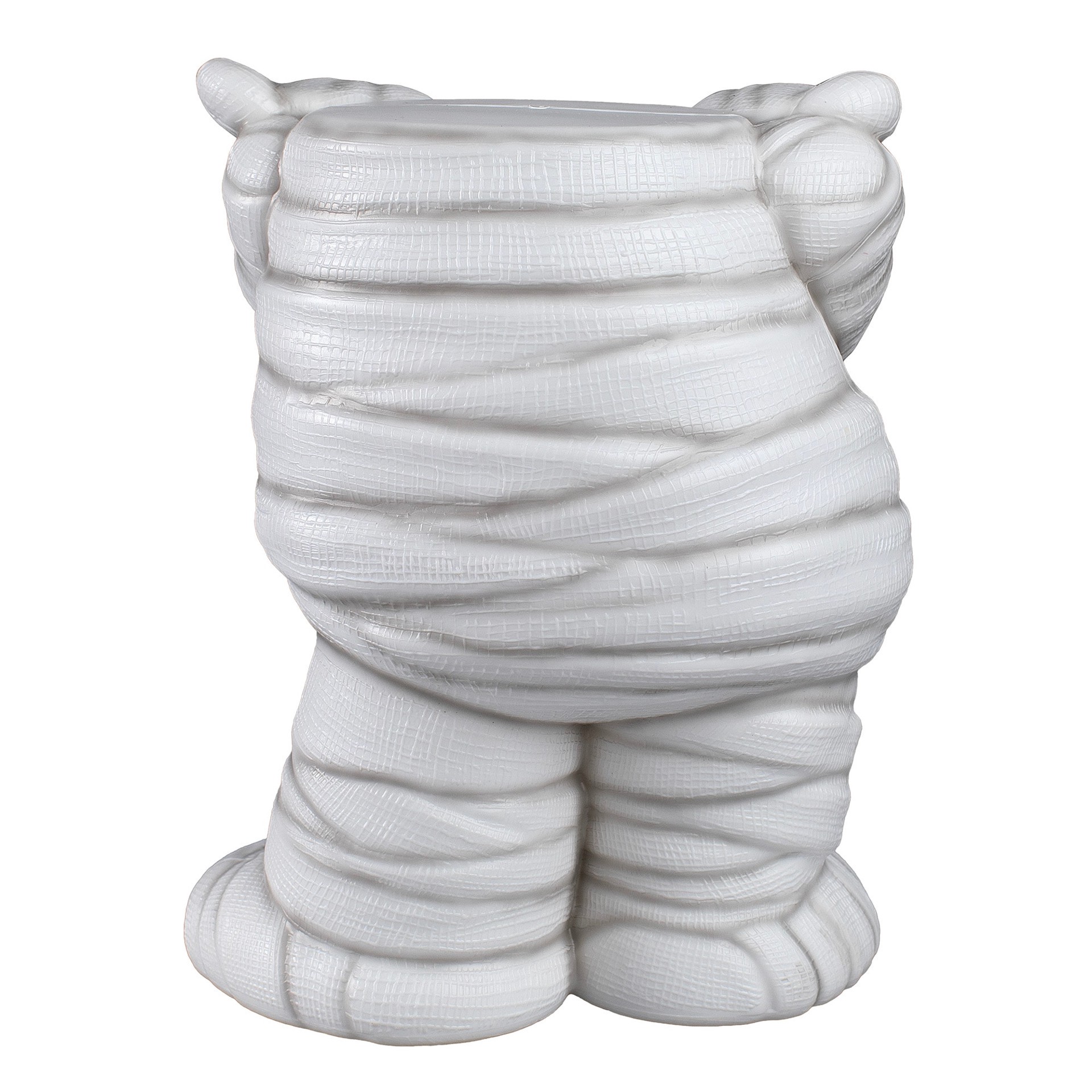 slide 4 of 6, Haunted Living 10.5-in Mummy Pumpkin Stand, 1 ct